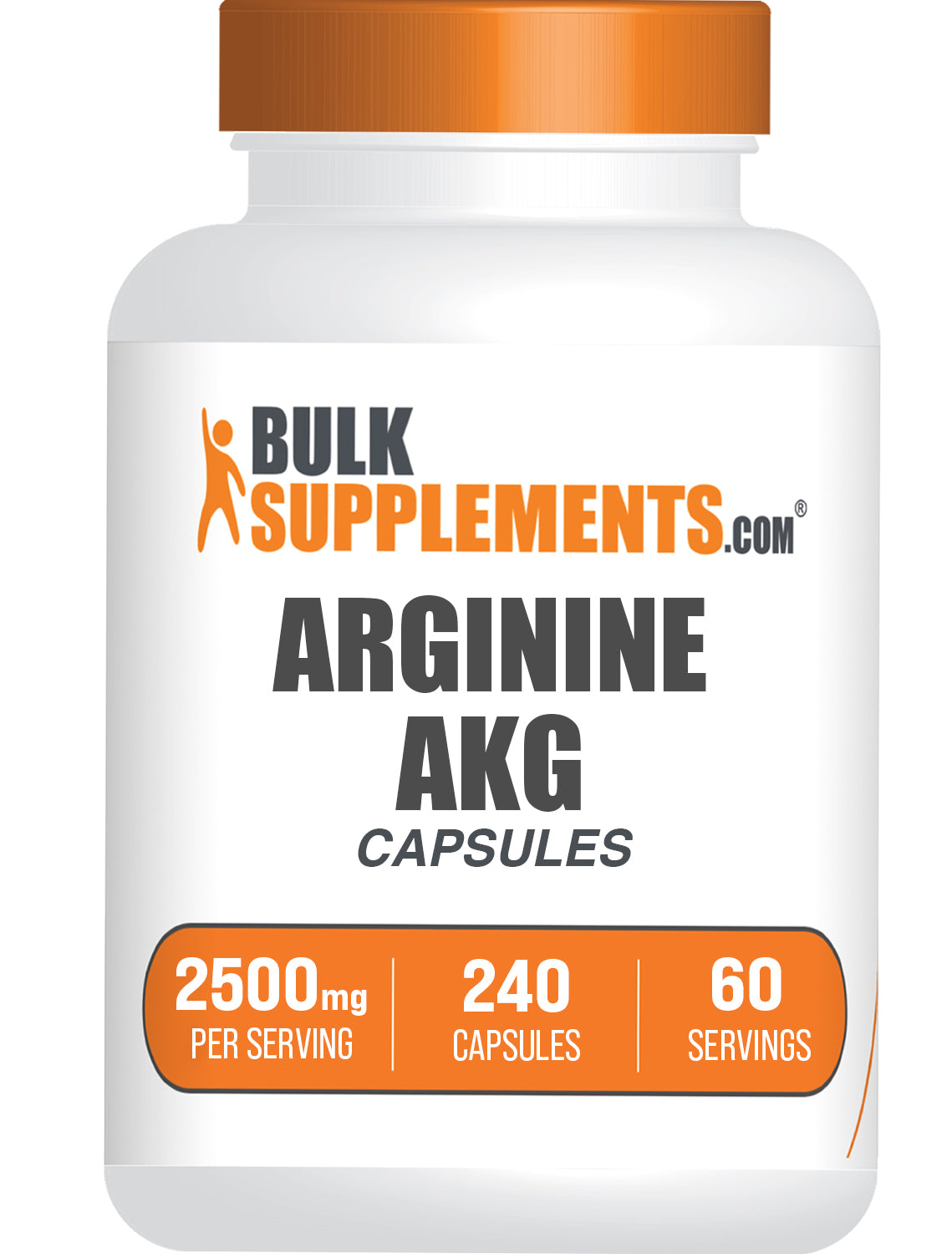 BulkSupplements.com AAKG 240 capsules bottle image