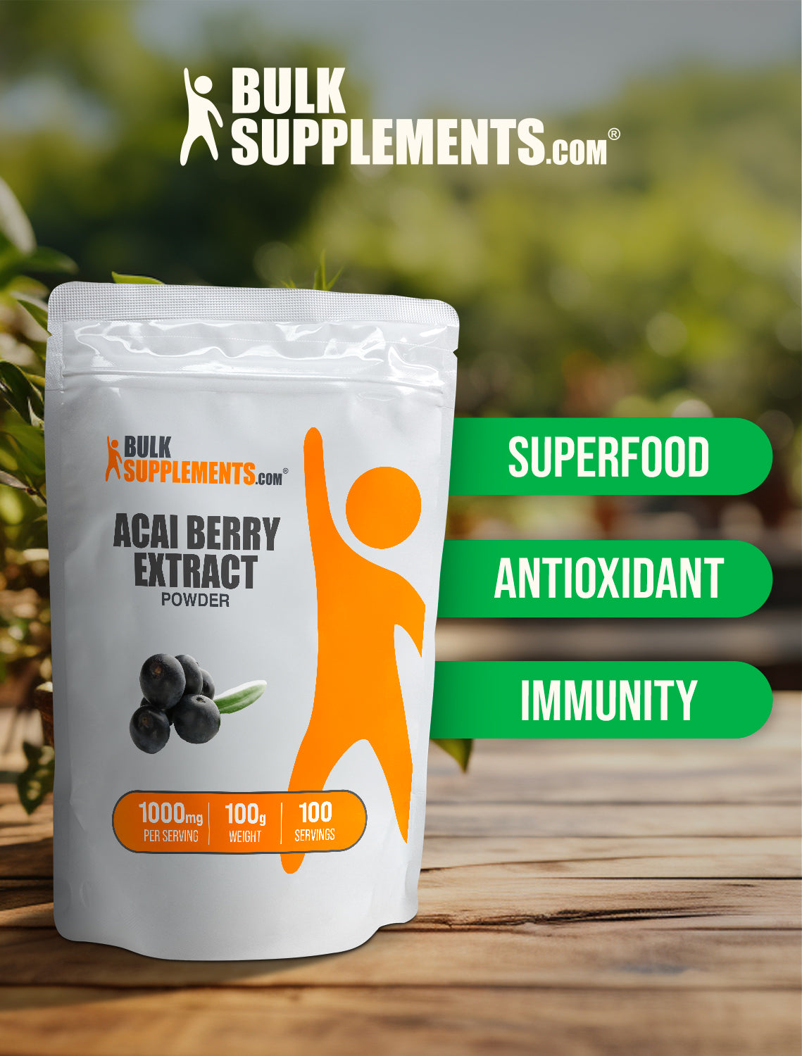Acai Berry Extract powder keyword image 100g