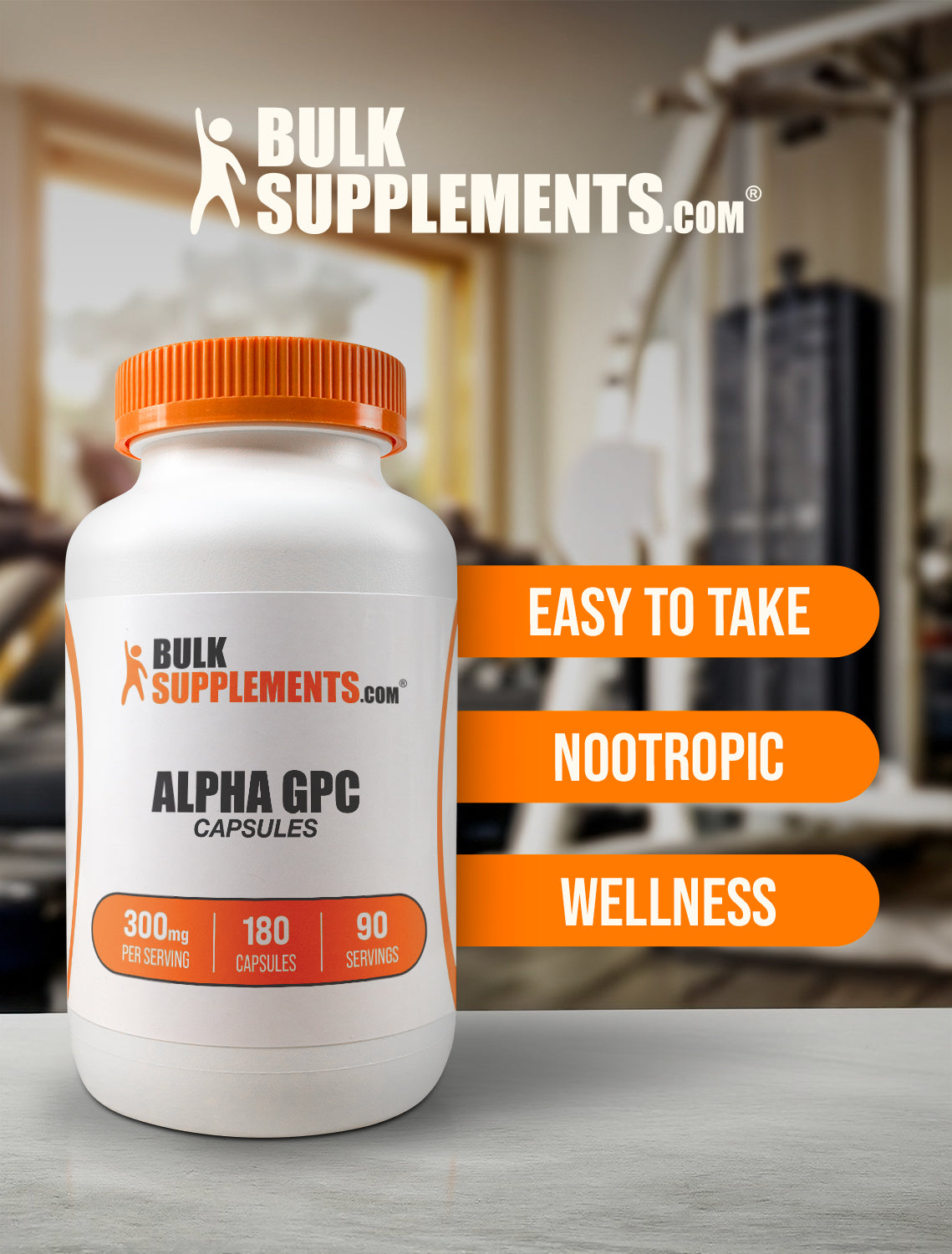 Alpha GPC capsules keyword image 180 ct