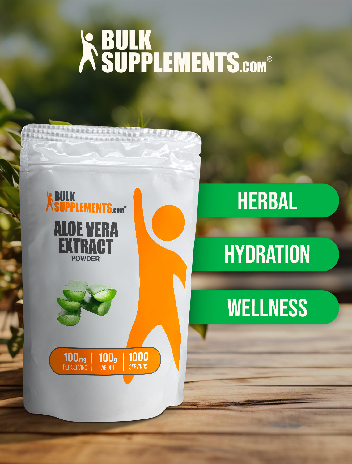 Aloe vera extract powder keyword image 100g