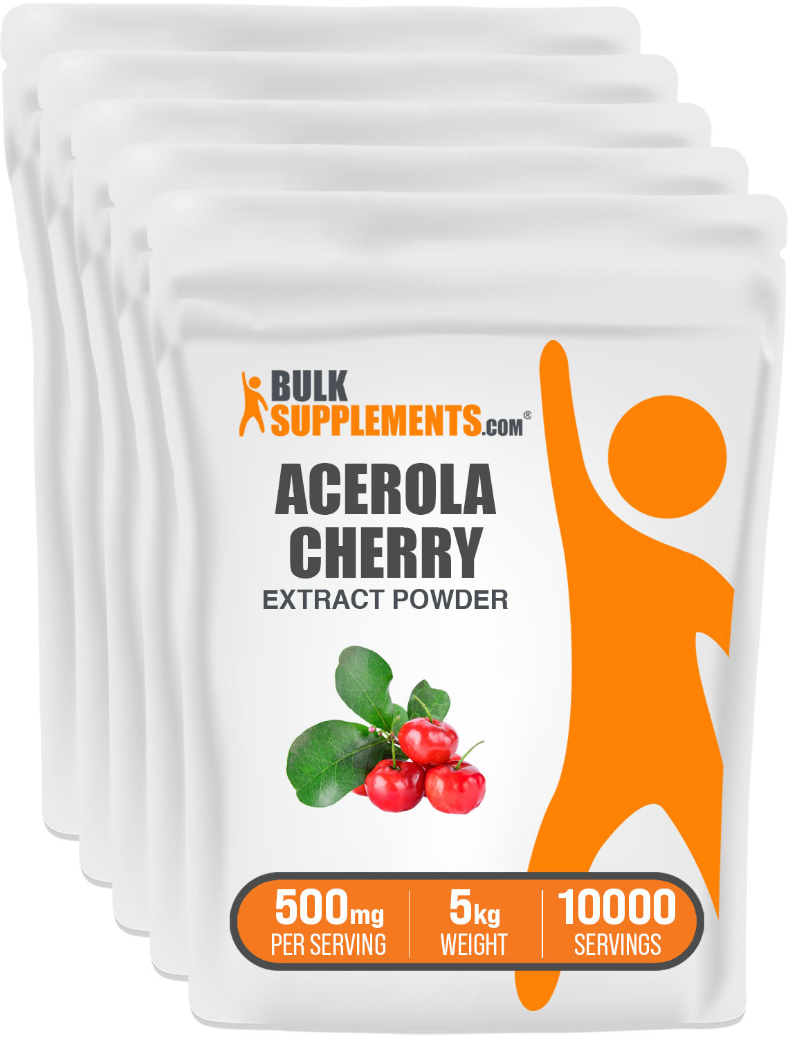 BulkSupplements.com Acerola Cherry Extract Powder 5kg bag image