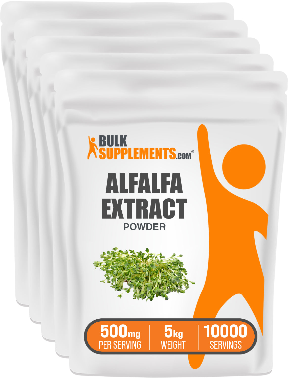 BulkSupplements.com Alfalfa Extract Powder 5kg bag image