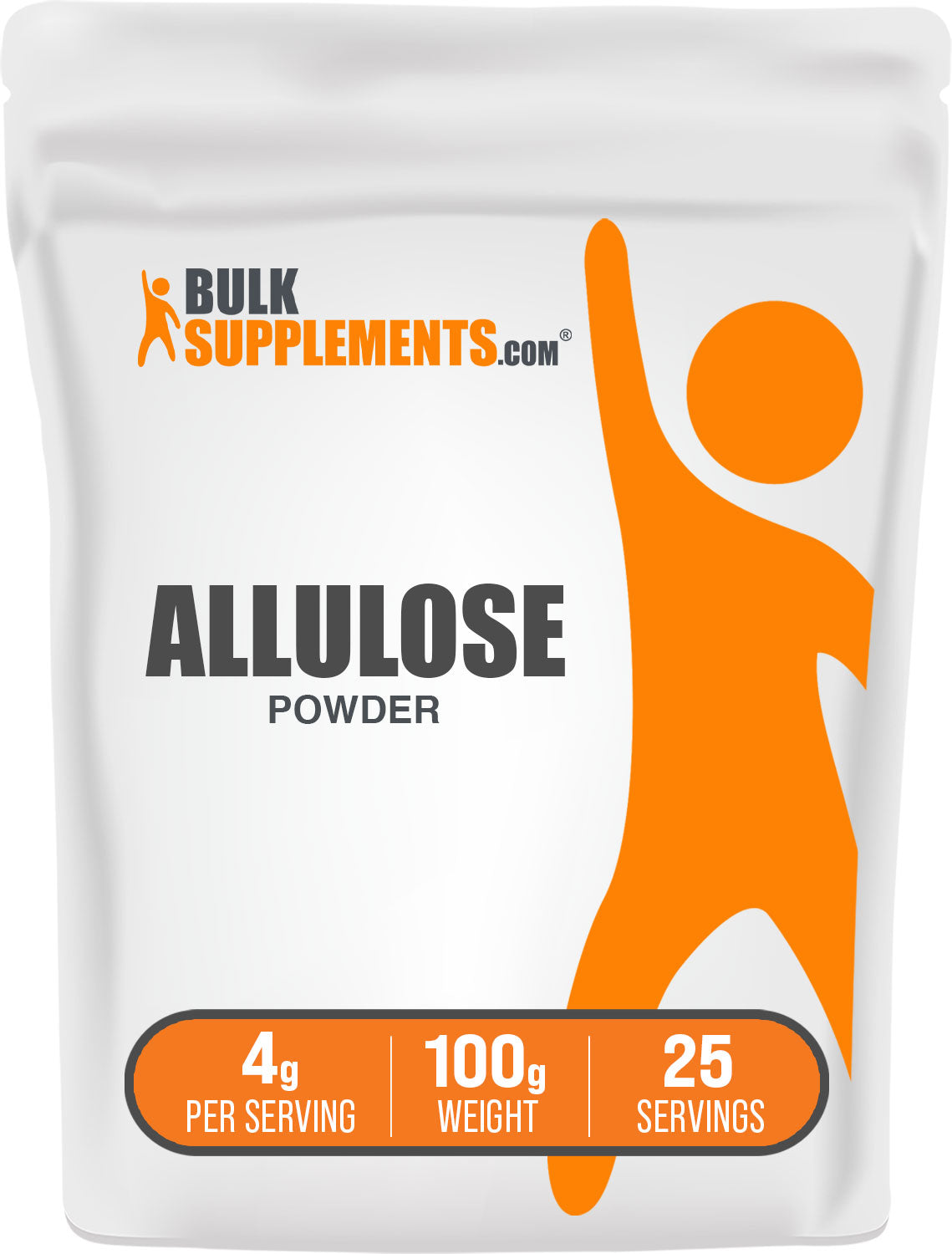 BulkSupplements.com Allulose Powder 100g bag image