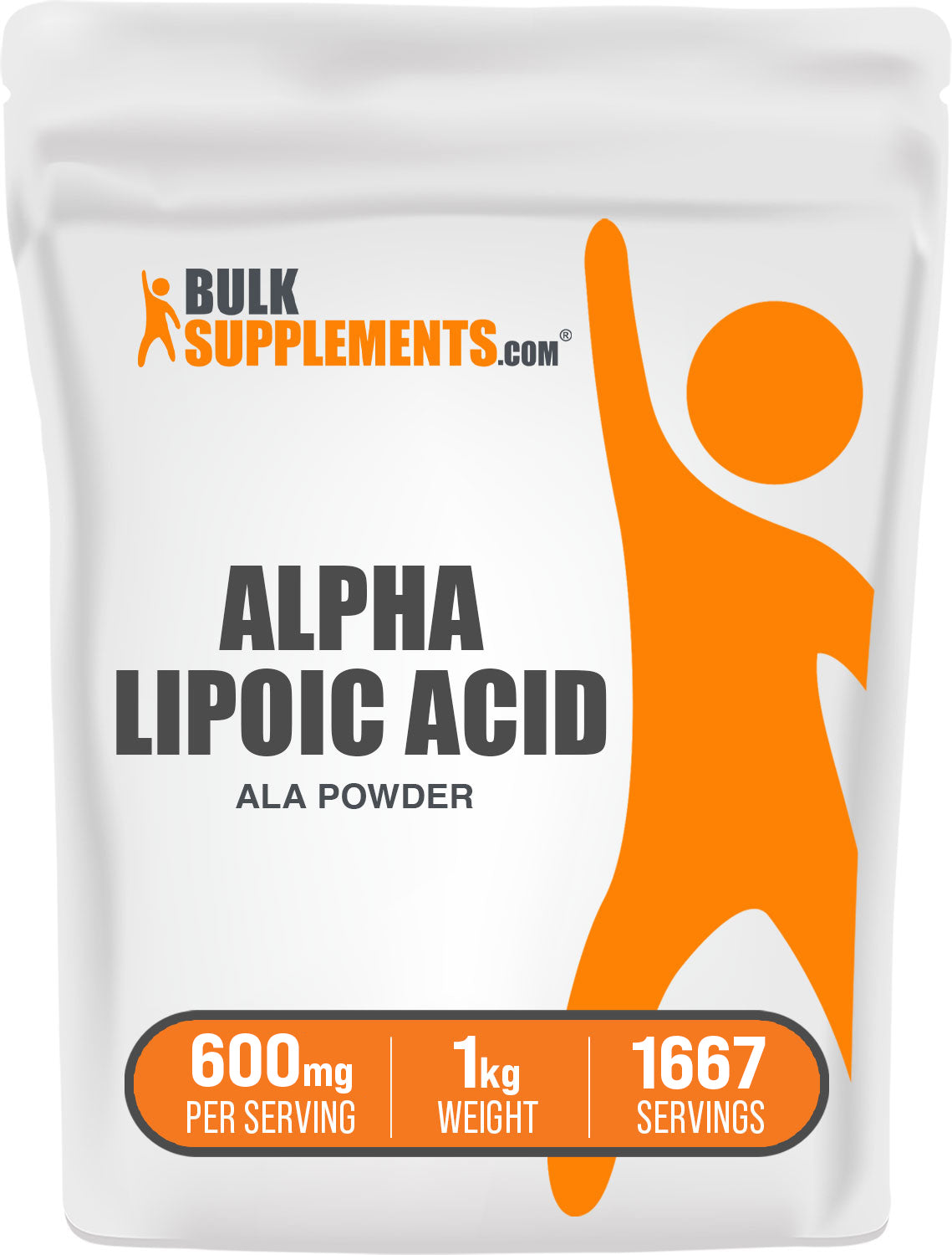 BulkSupplements.com Alpha Lipoic Acid Powder 1kg bag image