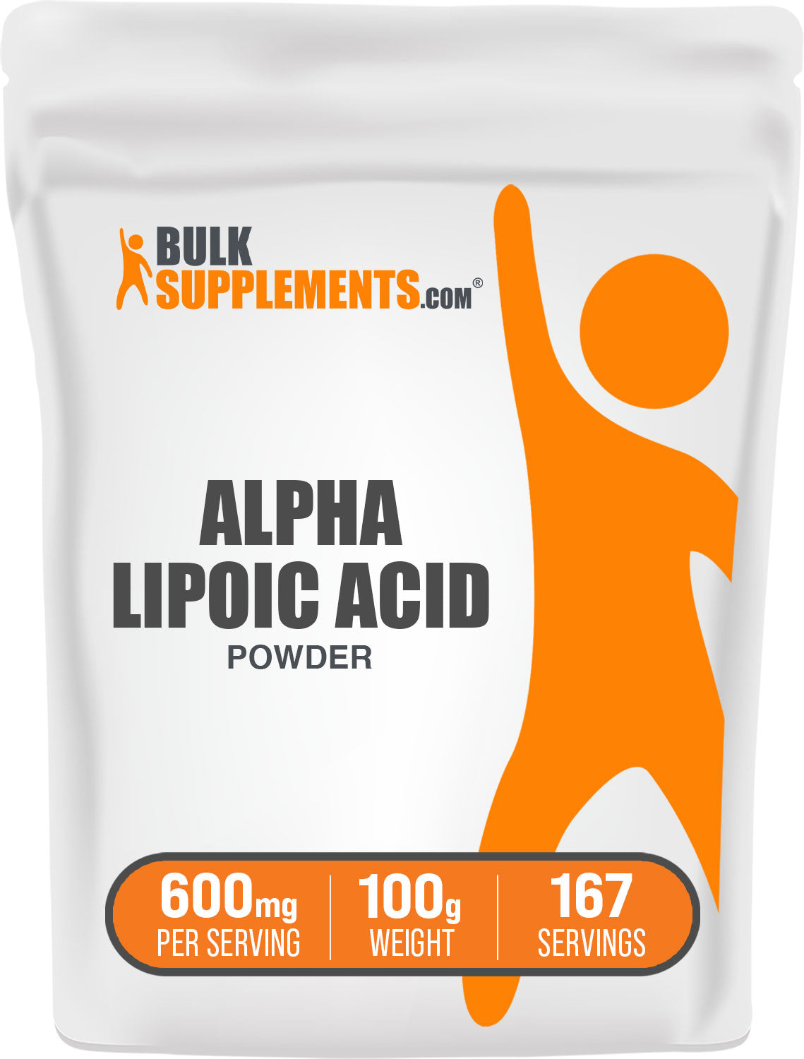 BulkSupplements.com Alpha Lipoic Acid Powder 100g bag image