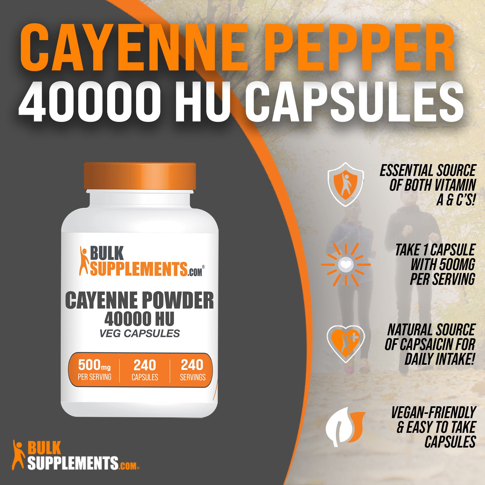 Cayennepeper 40000HU-capsules