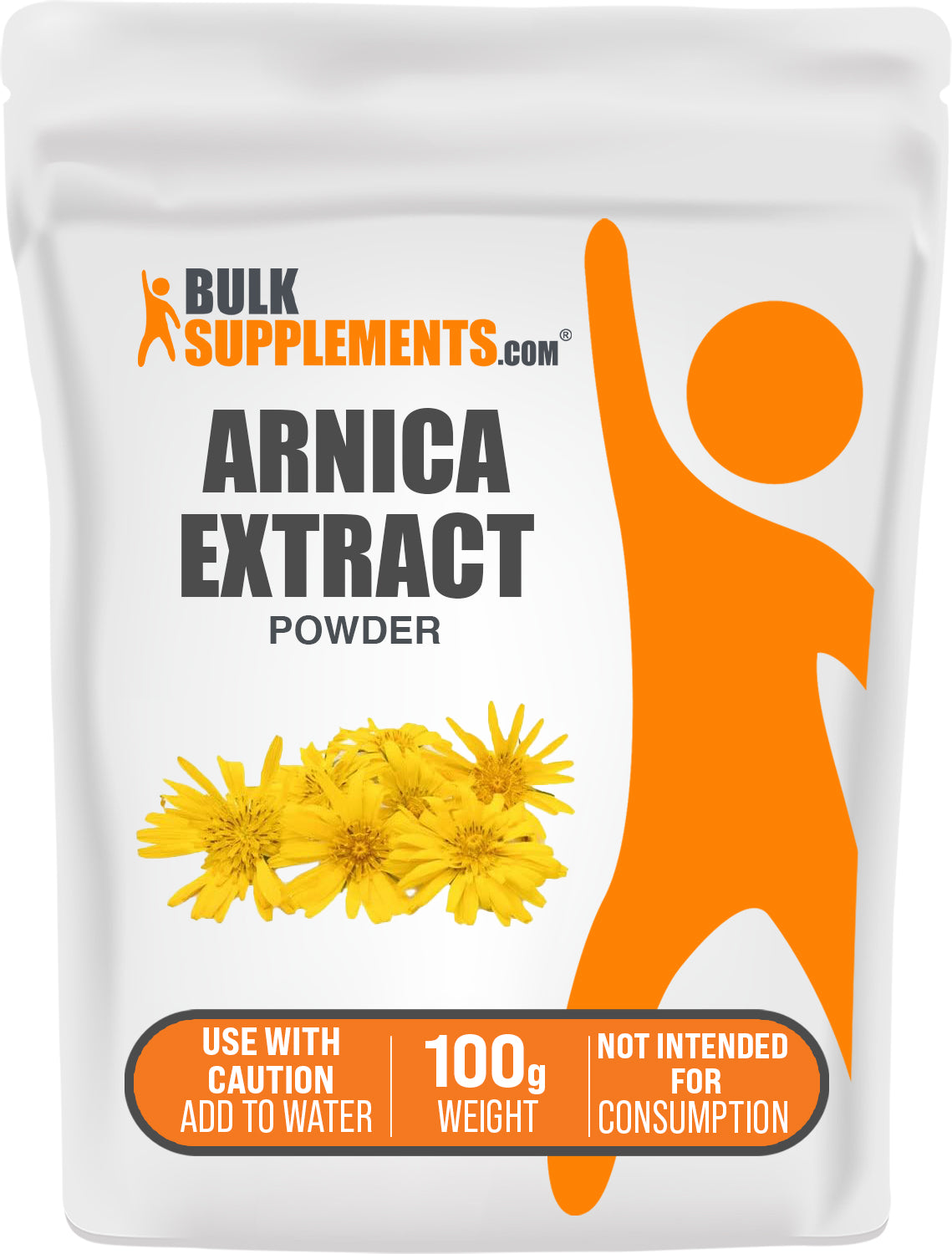 BulkSupplements.com Arnica Extract Powder 100g bag image