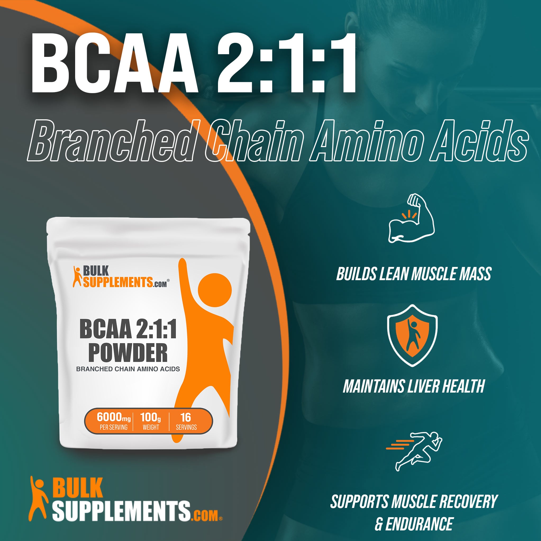  BULKSUPPLEMENTS.COM BCAA 3:1:2 Powder - Branched Chain Amino  Acids, BCAA Supplements, BCAA Powder - BCAAs Amino Acids Powder,  Unflavored, 1500mg per Serving - 667 Servings, 1kg (2.2 lbs) : Health &  Household
