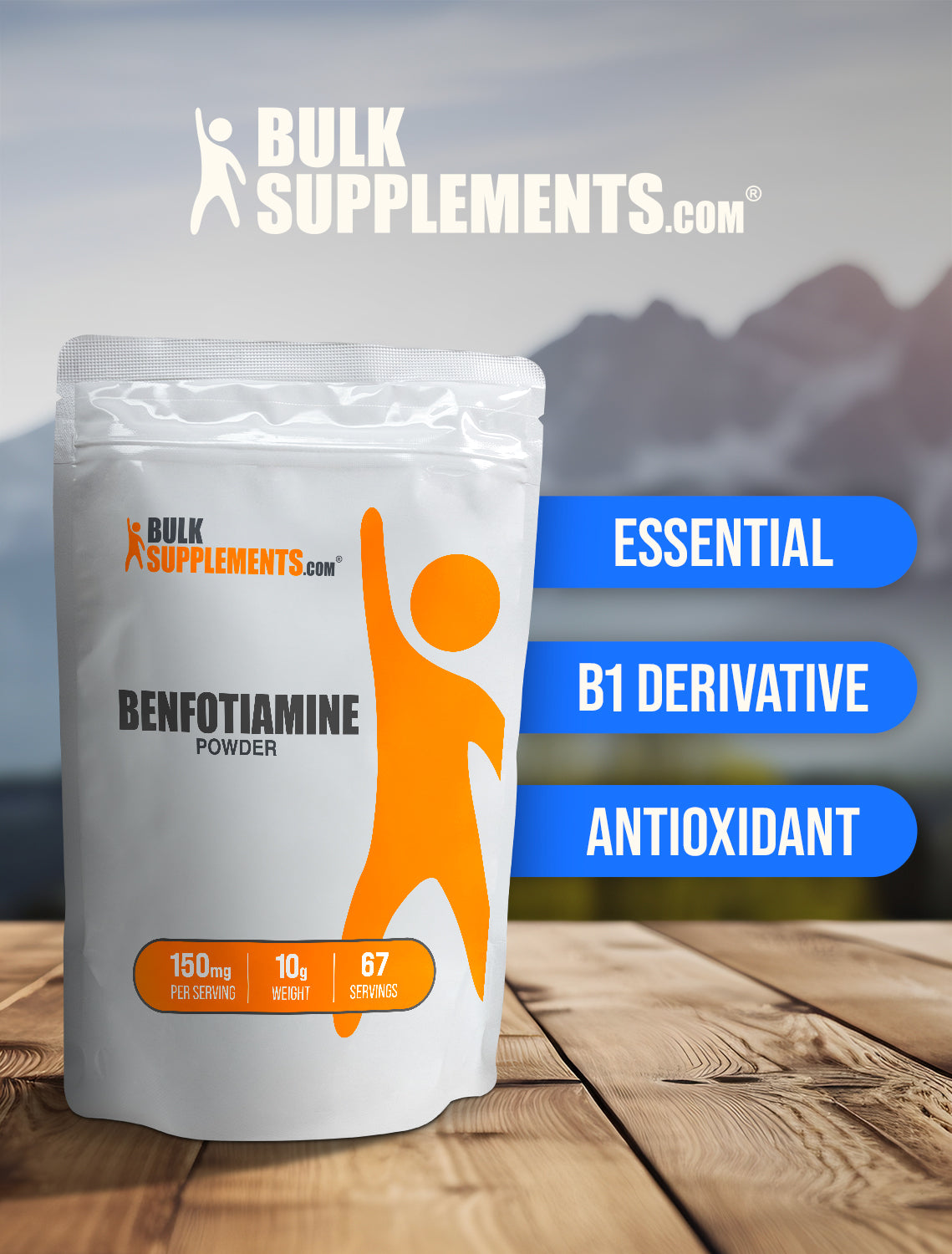 Benfotiamine powder label 10g