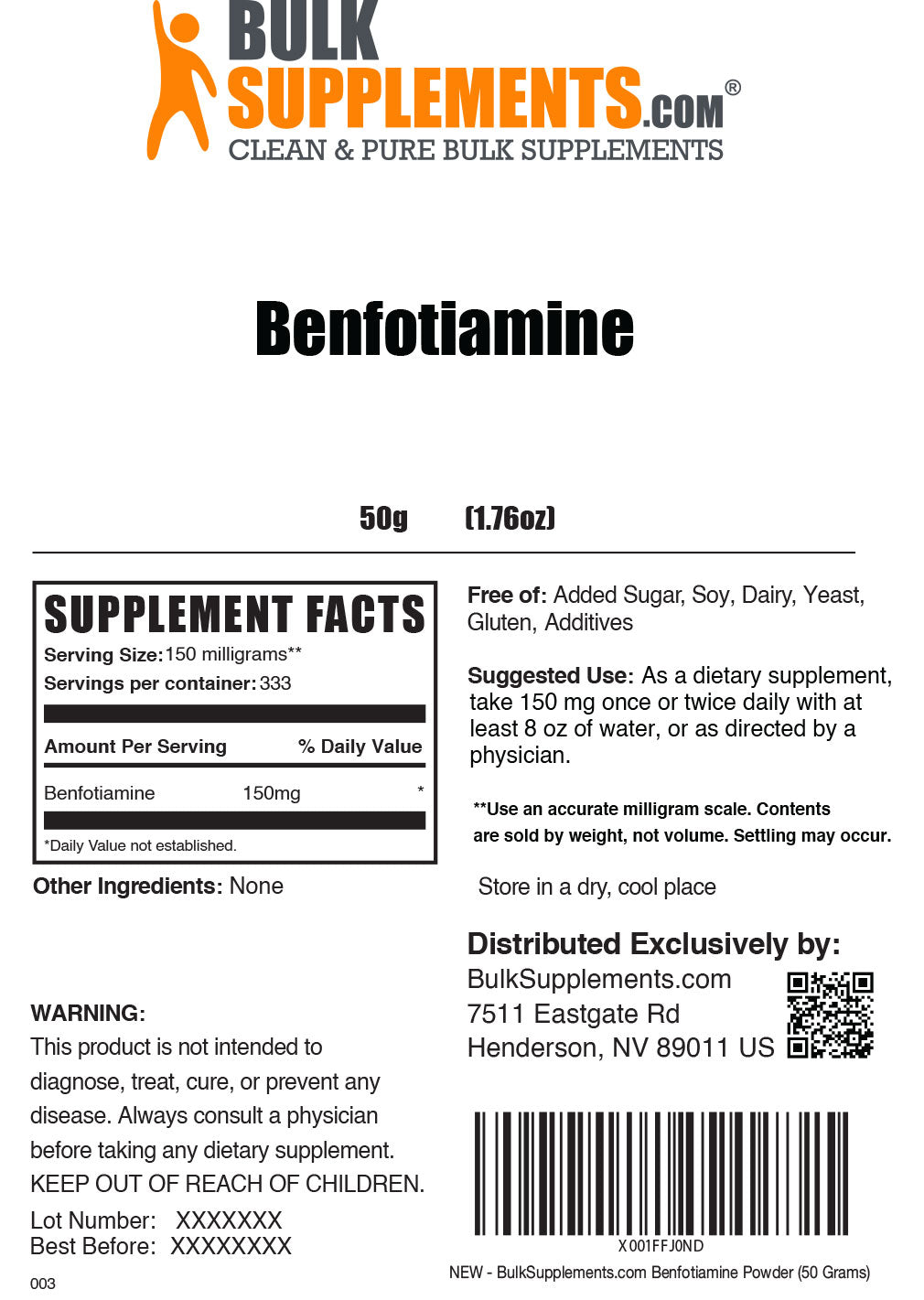 Benfotiamine Powder