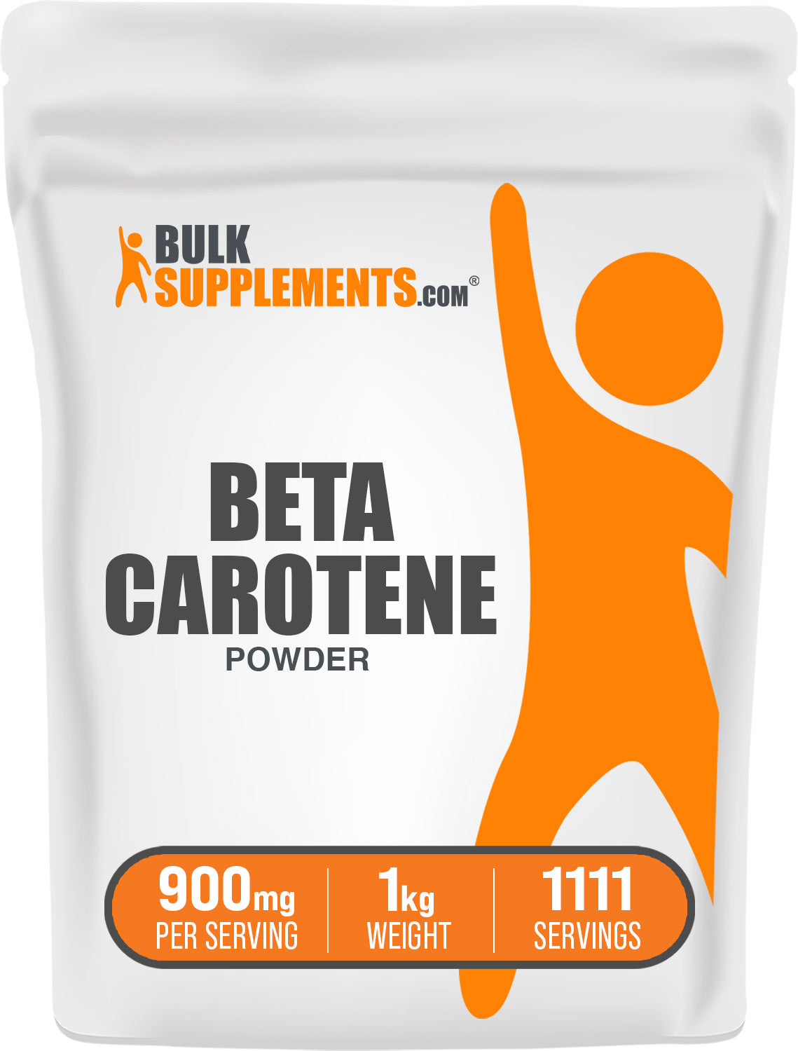 BulkSupplements.com Beta Carotene Powder 1kg bag image