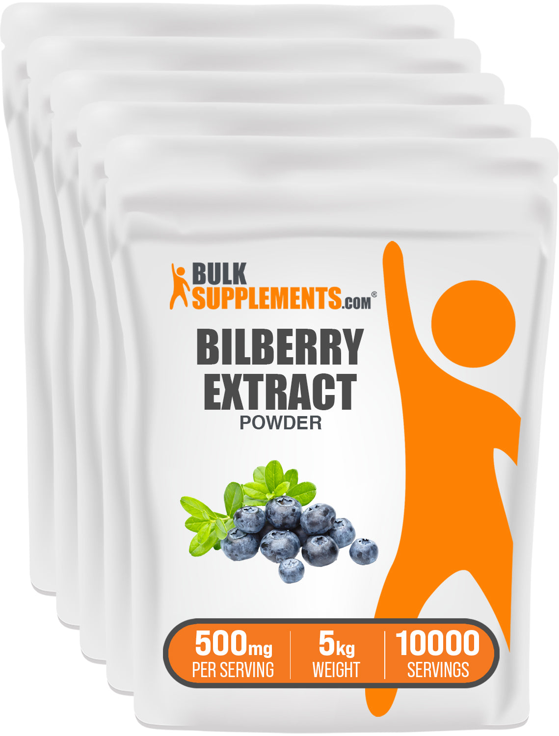 BulkSupplements.com Bilberry Extract Powder 5kg bag image