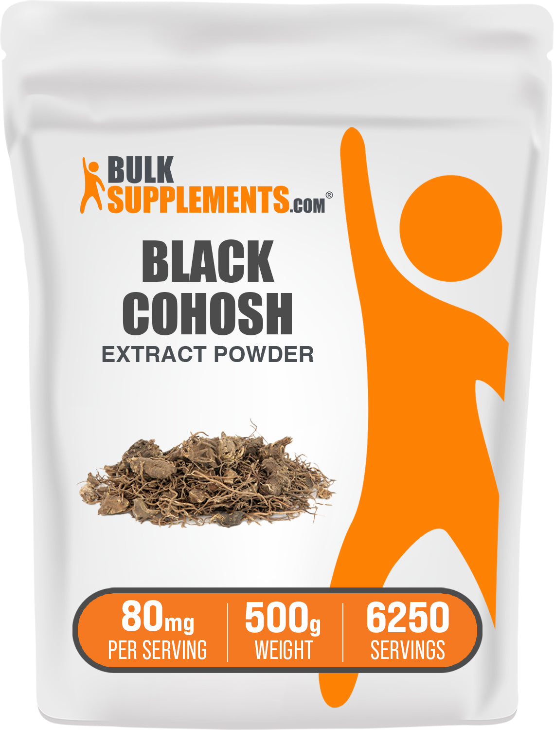 BulkSupplements.com Black Cohosh Extract Powder 500g bag image