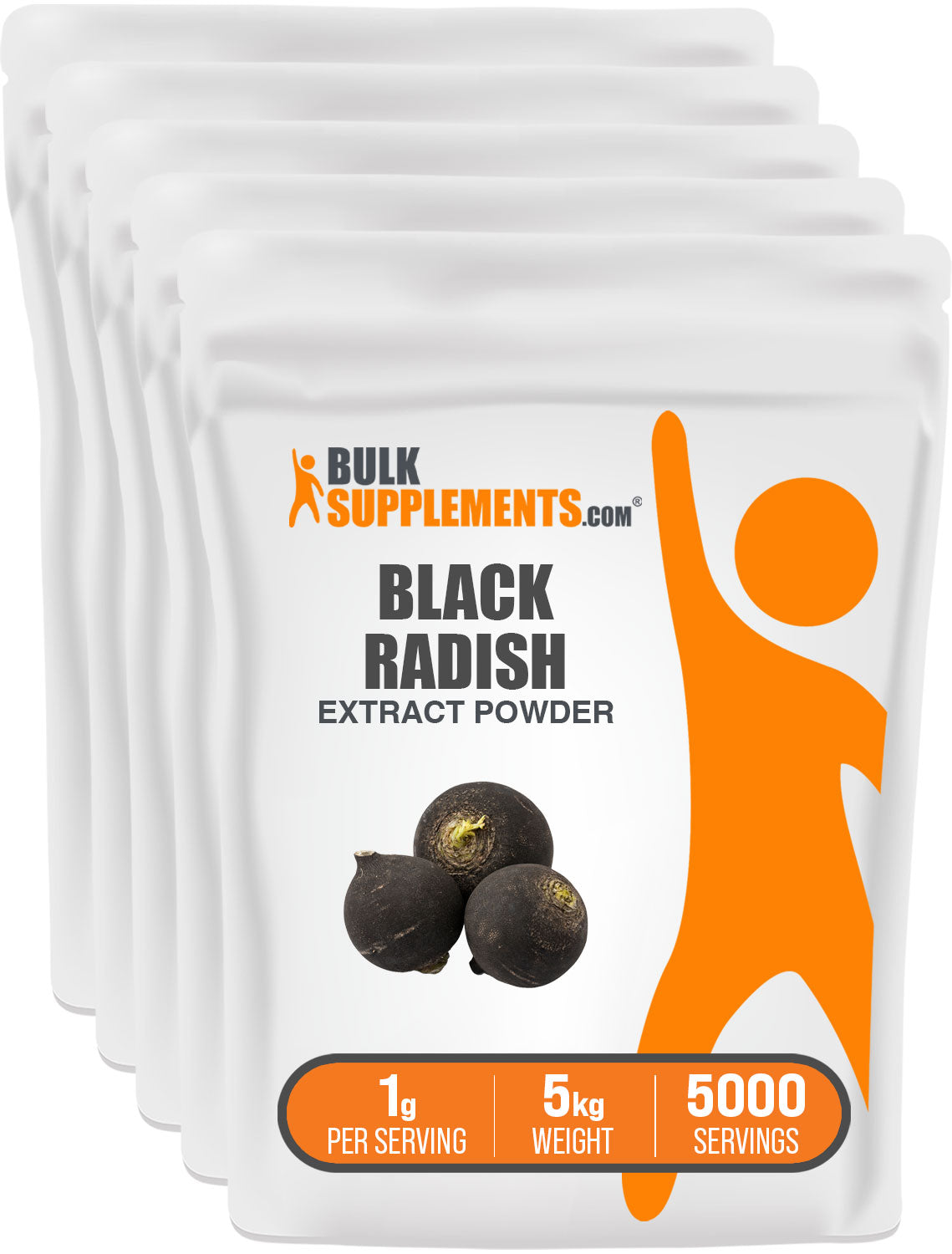 BulkSupplements.com Black Radish Extract Powder 5kg bag image