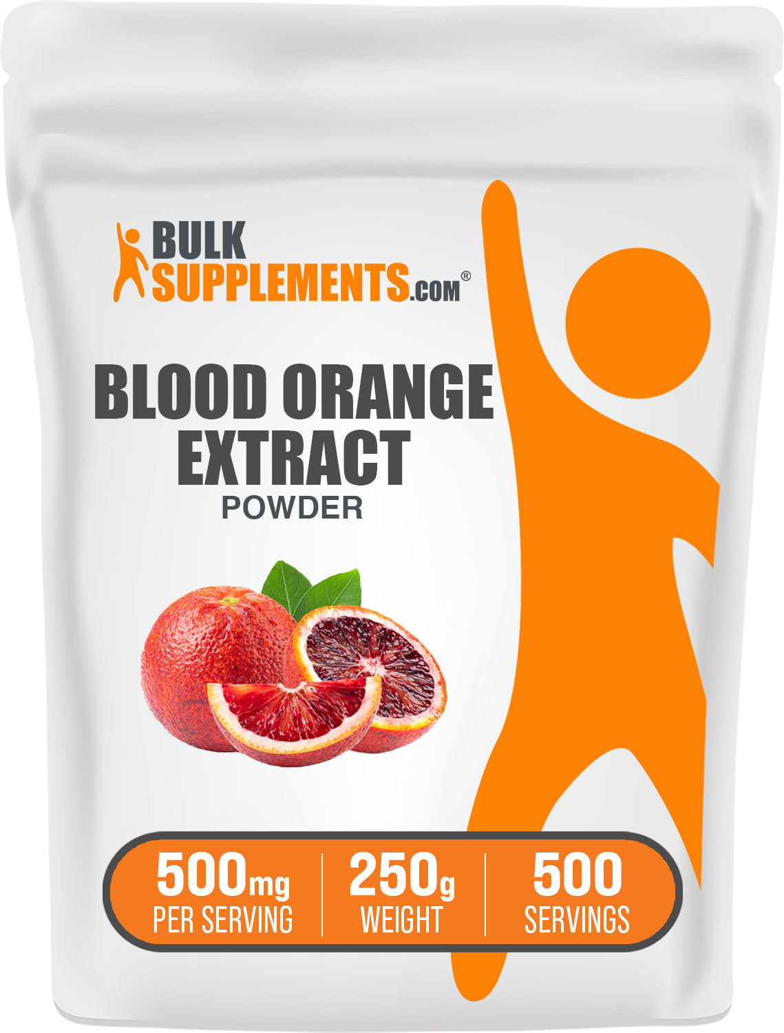 BulkSupplements.com Blood Orange Extract Powder 250g bag image