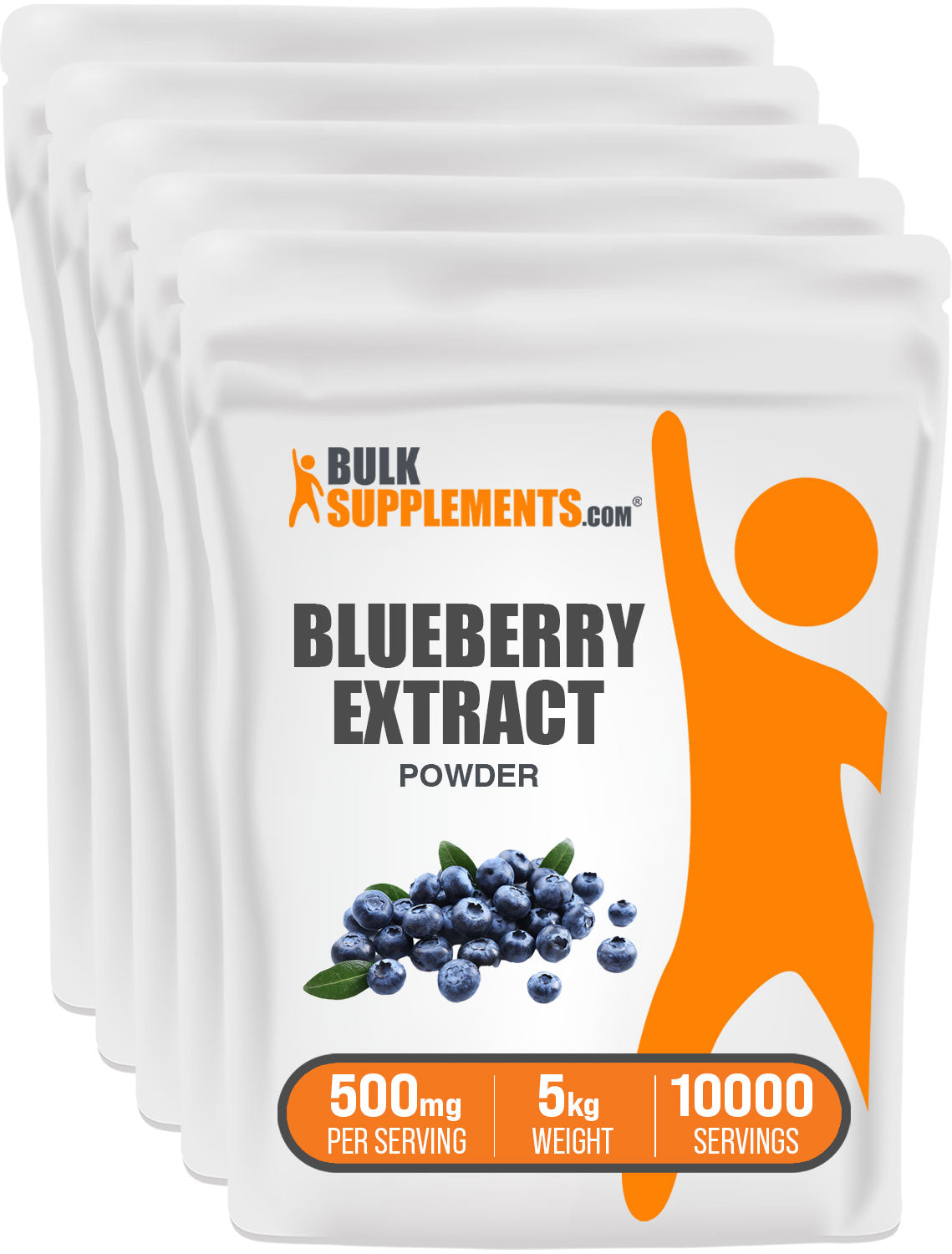 BulkSupplements.com Blueberry Extract Powder 5kg bag image