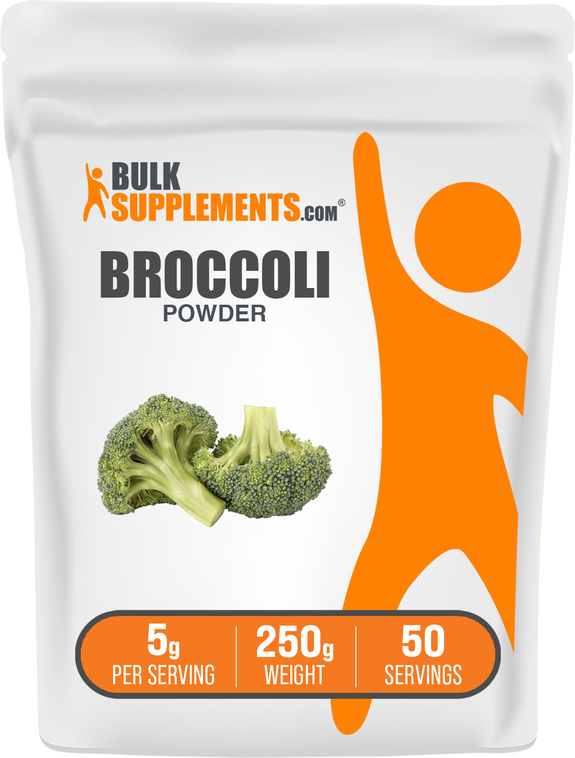 BulkSupplements.com Broccoli Powder 250g bag image