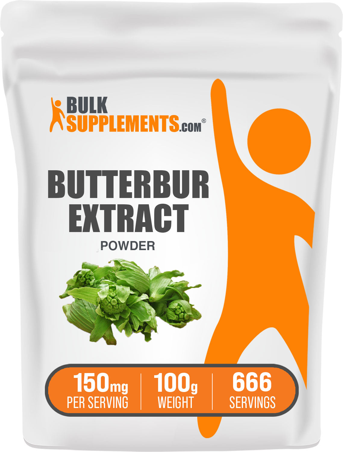 BulkSupplements.com Butterbur Extract powder 100g bag image