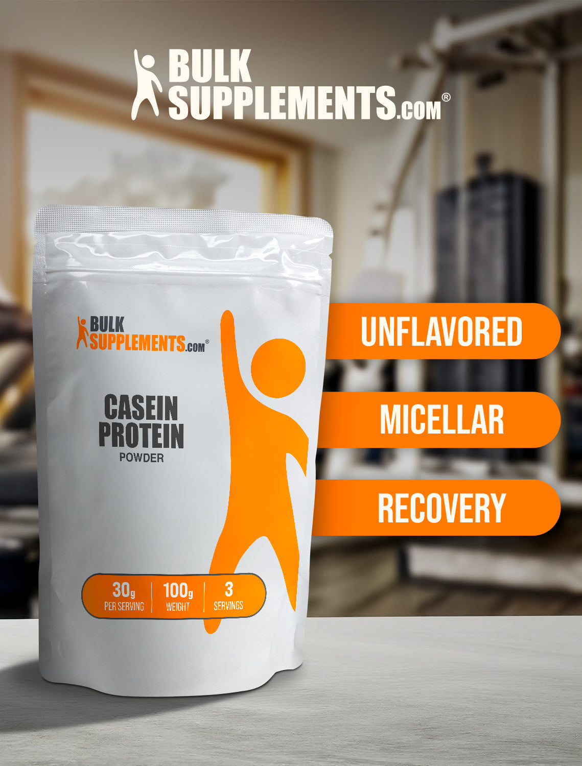 Casein protein powder keyword image 100g