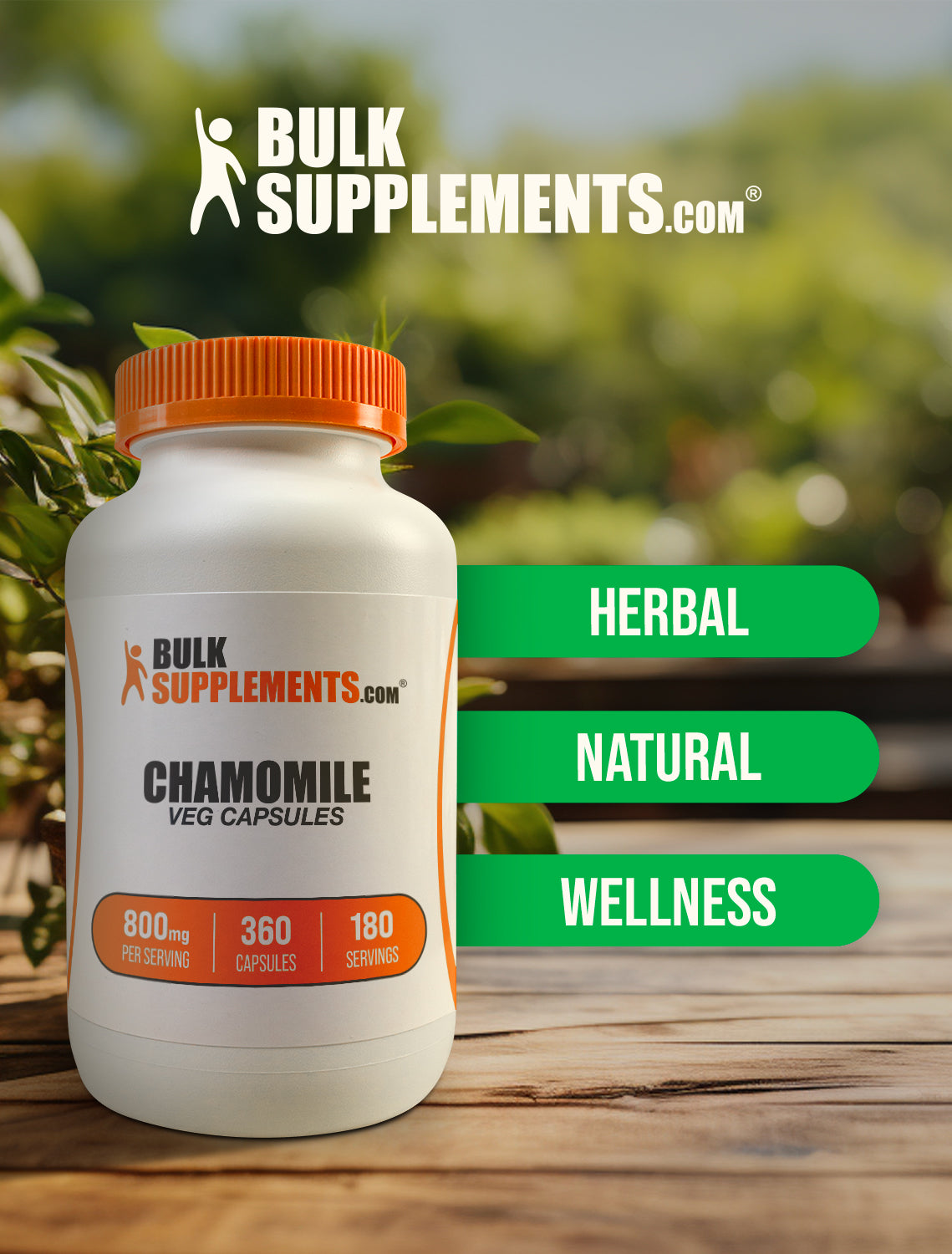 Chamomile extract capsules keyword image 360 ct