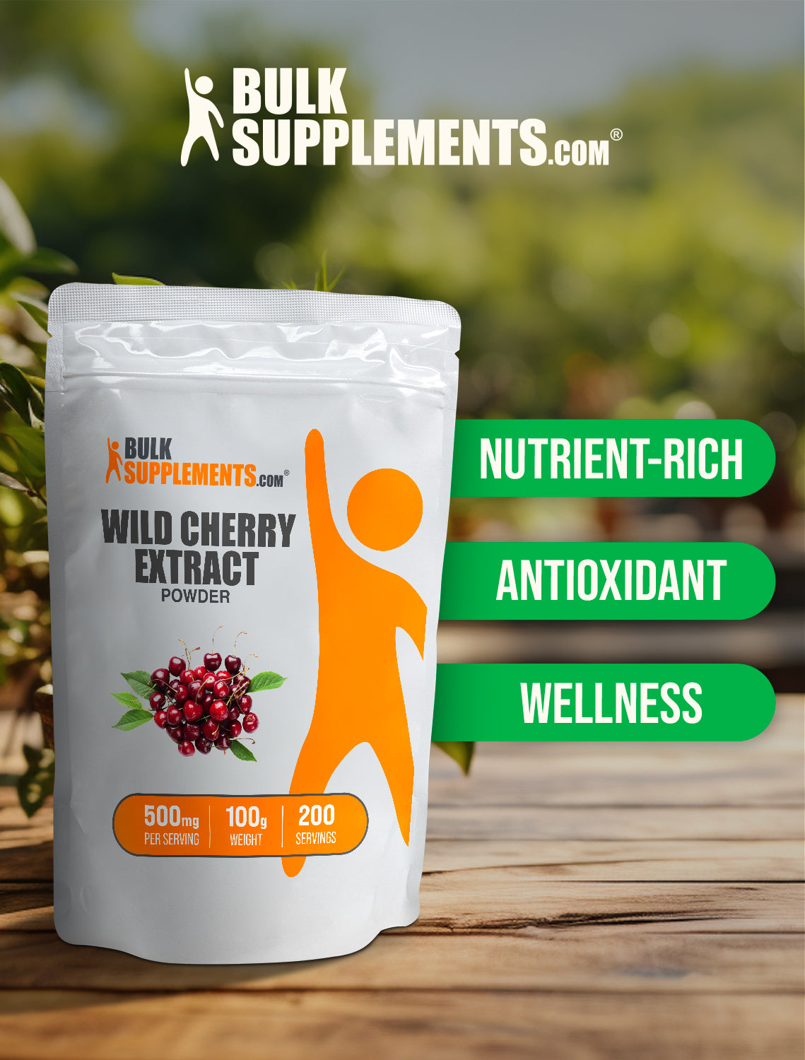 Wild Cherry Extract powder keyword image 100g