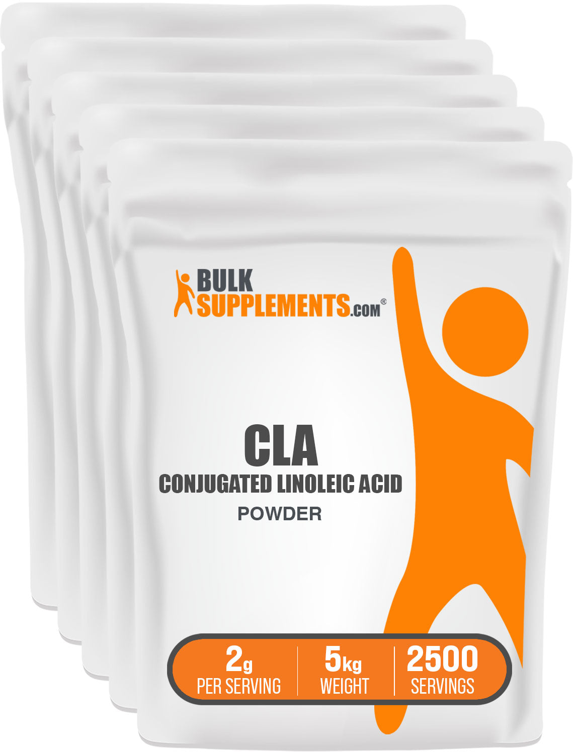 BulkSupplements.com Conjugated Linoleic Acid (CLA) Powder 5kg bag image