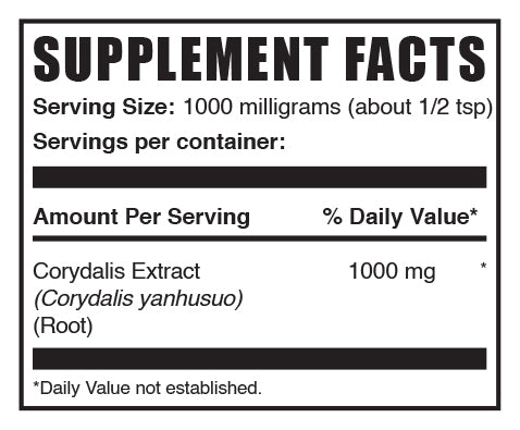 Corydalis extract powder MINI LABEL