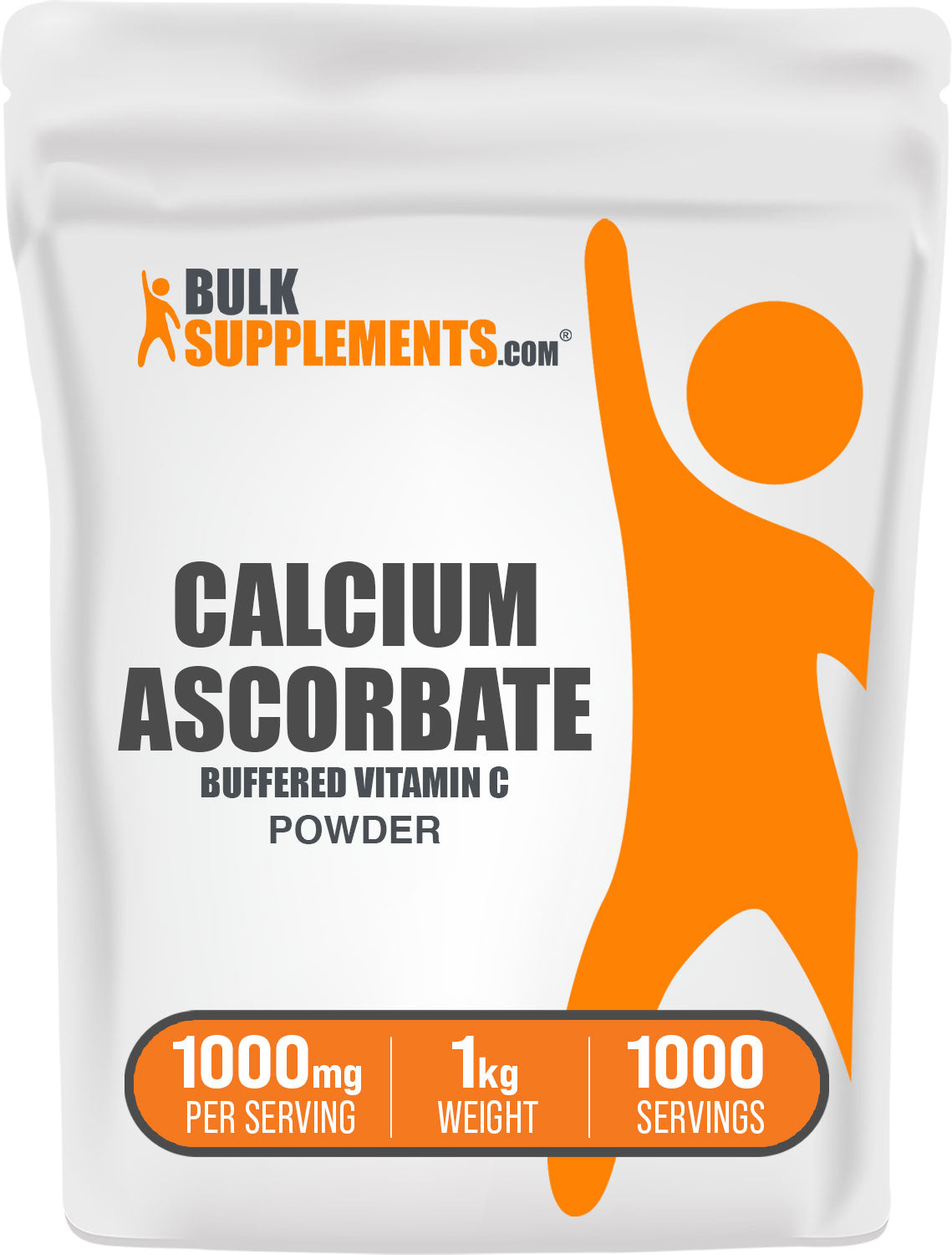 BulkSupplements.com Calcium Ascorbate 1kg bag