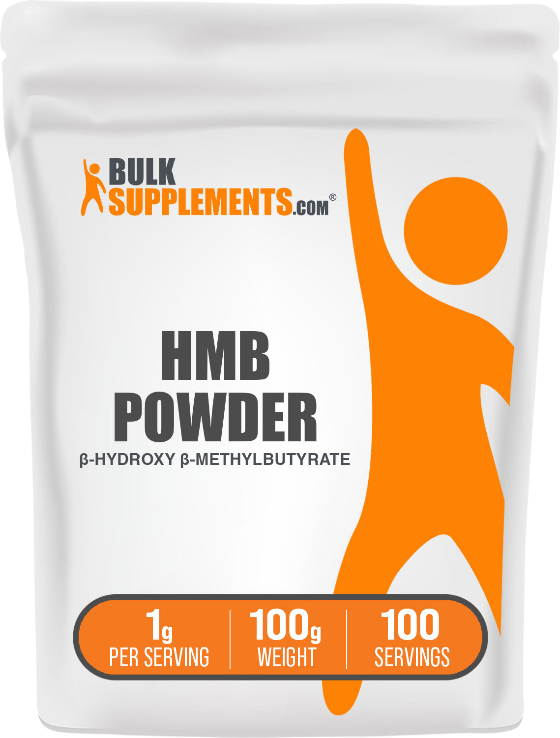 BulkSupplements.com Calcium HMB Powder 100g bag image