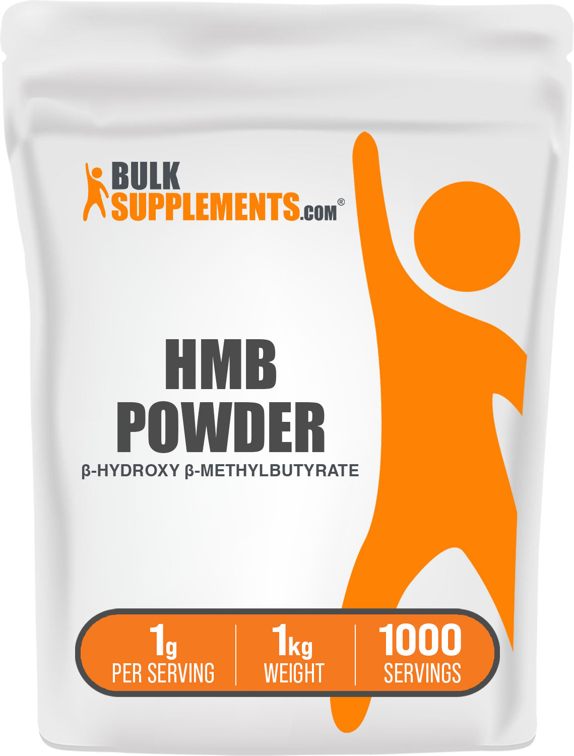 BulkSupplements.com Calcium HMB Powder 1kg bag image