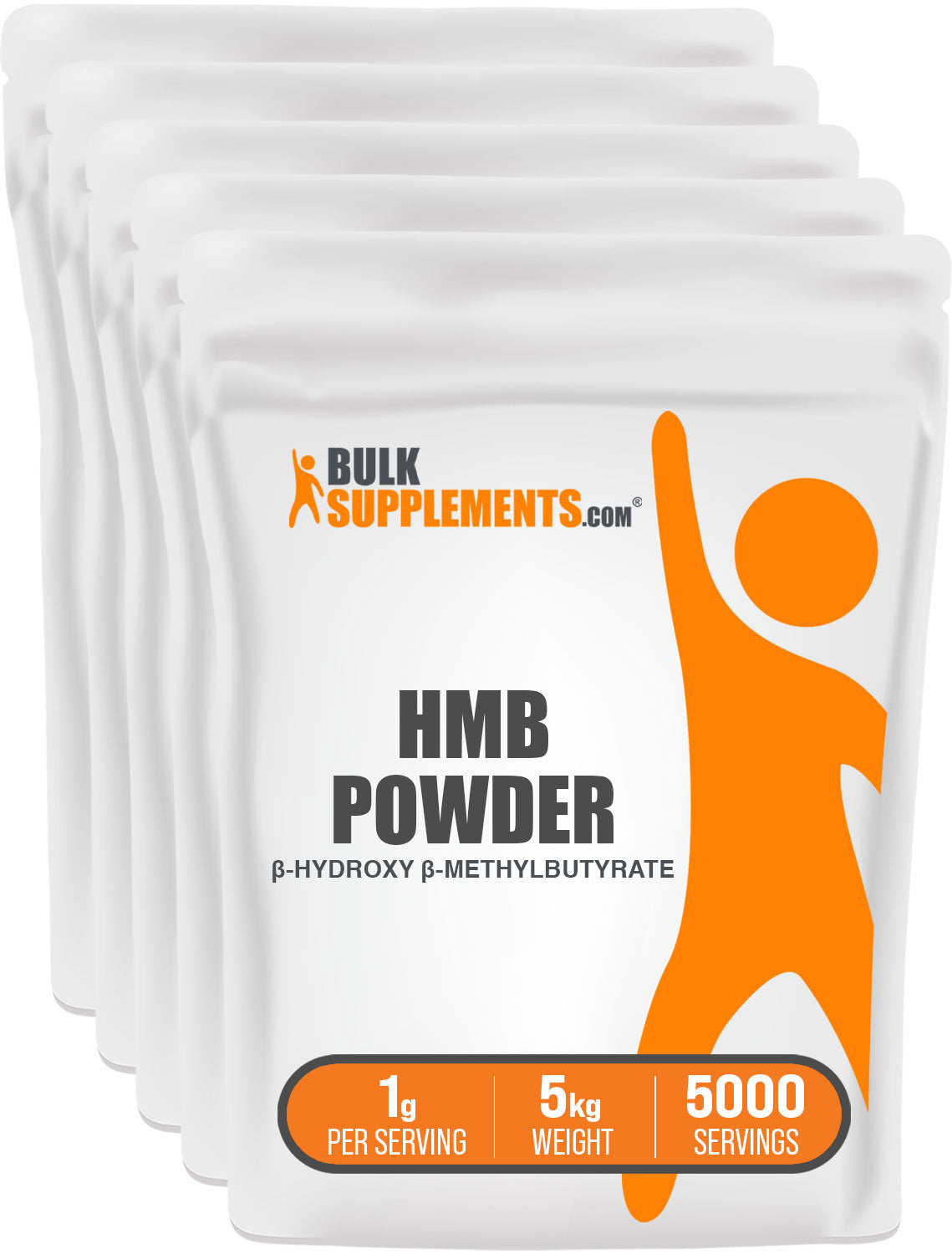 BulkSupplements.com Calcium HMB Powder 5kg bag image