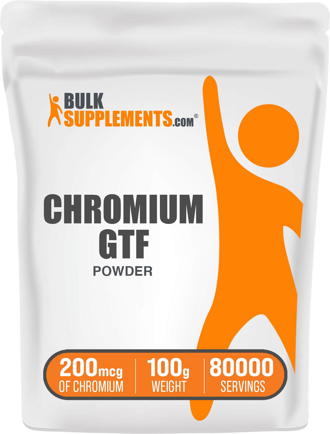 BulkSupplemnts.com Chromium GTF Powder 100g bag image