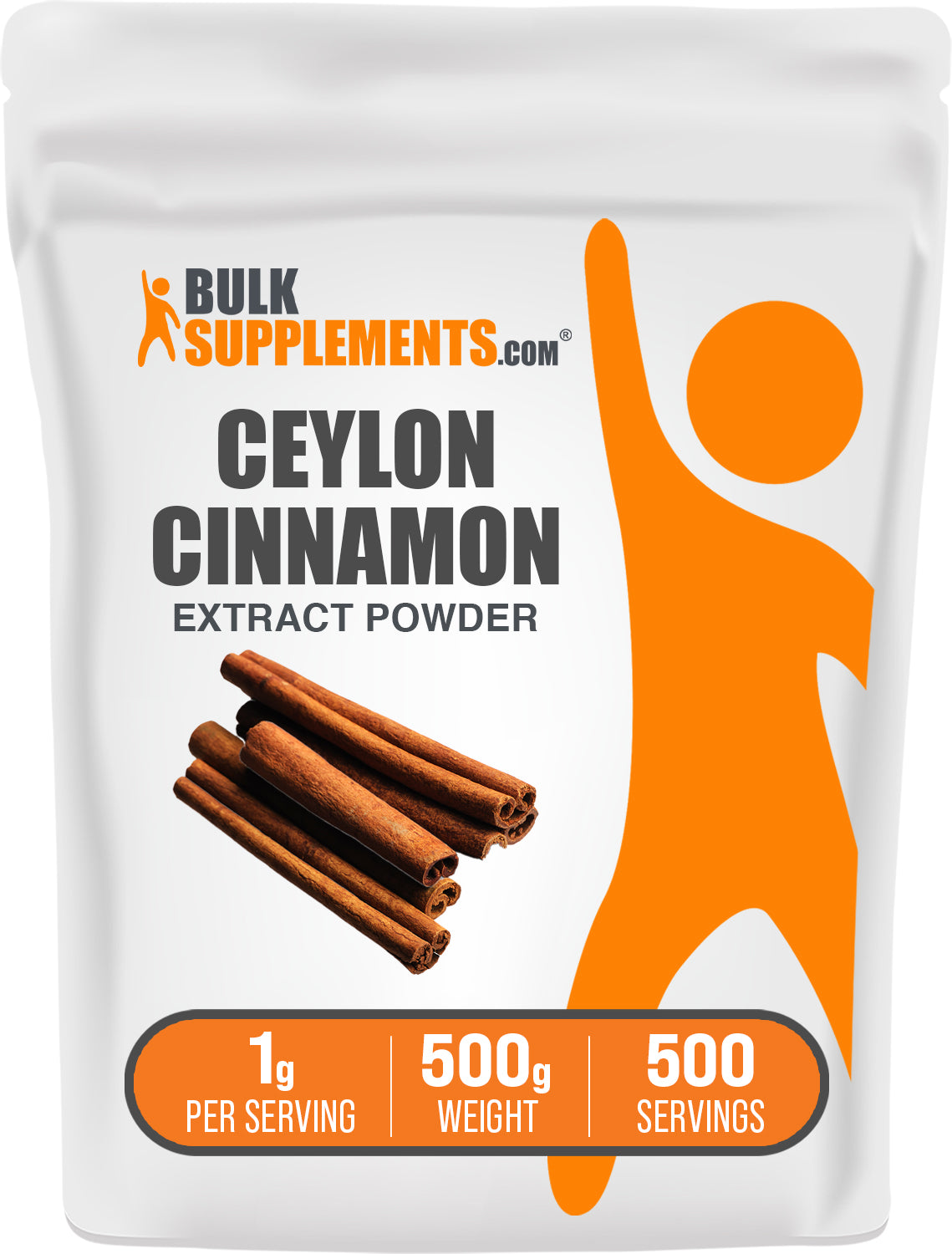 BulkSupplements Ceylon Cinnamon Extract Powder Bag