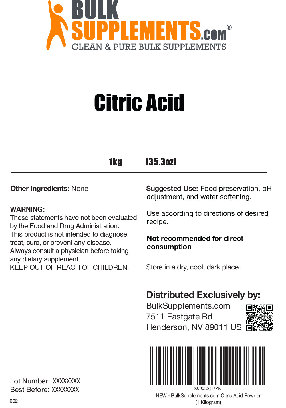 Citric Acid Powder