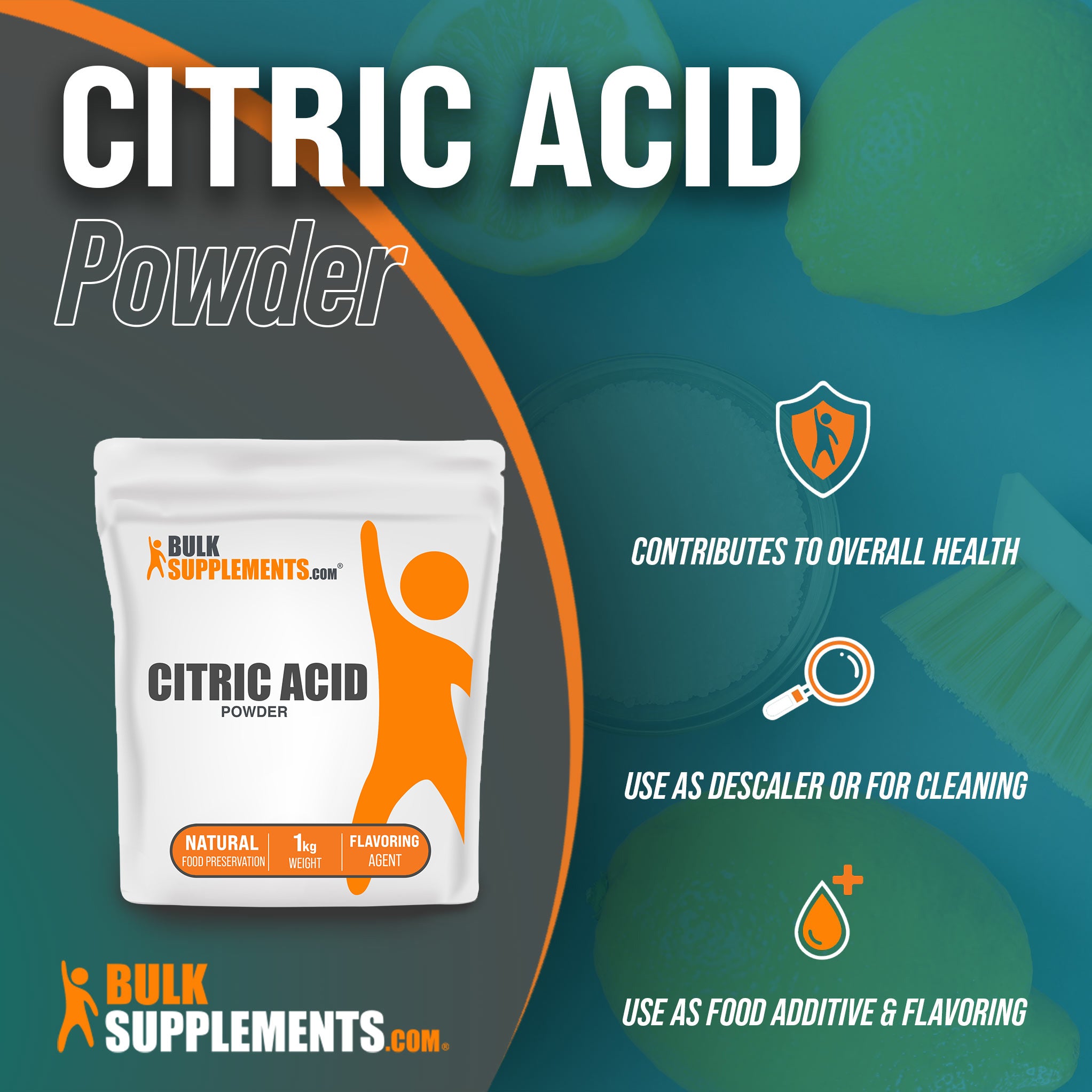 Achat Acide citrique - 1 kg en gros