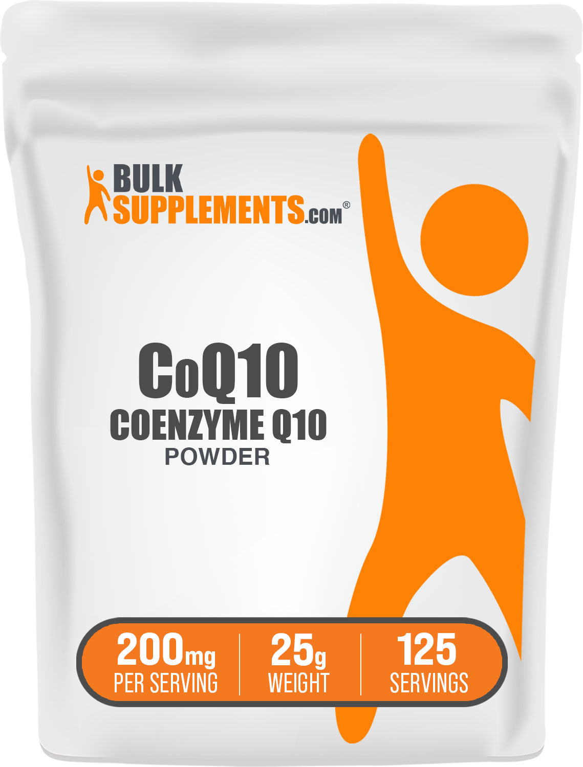 BulkSupplements.com Coenzyme Q10 (CoQ10) Powder 25g bag image