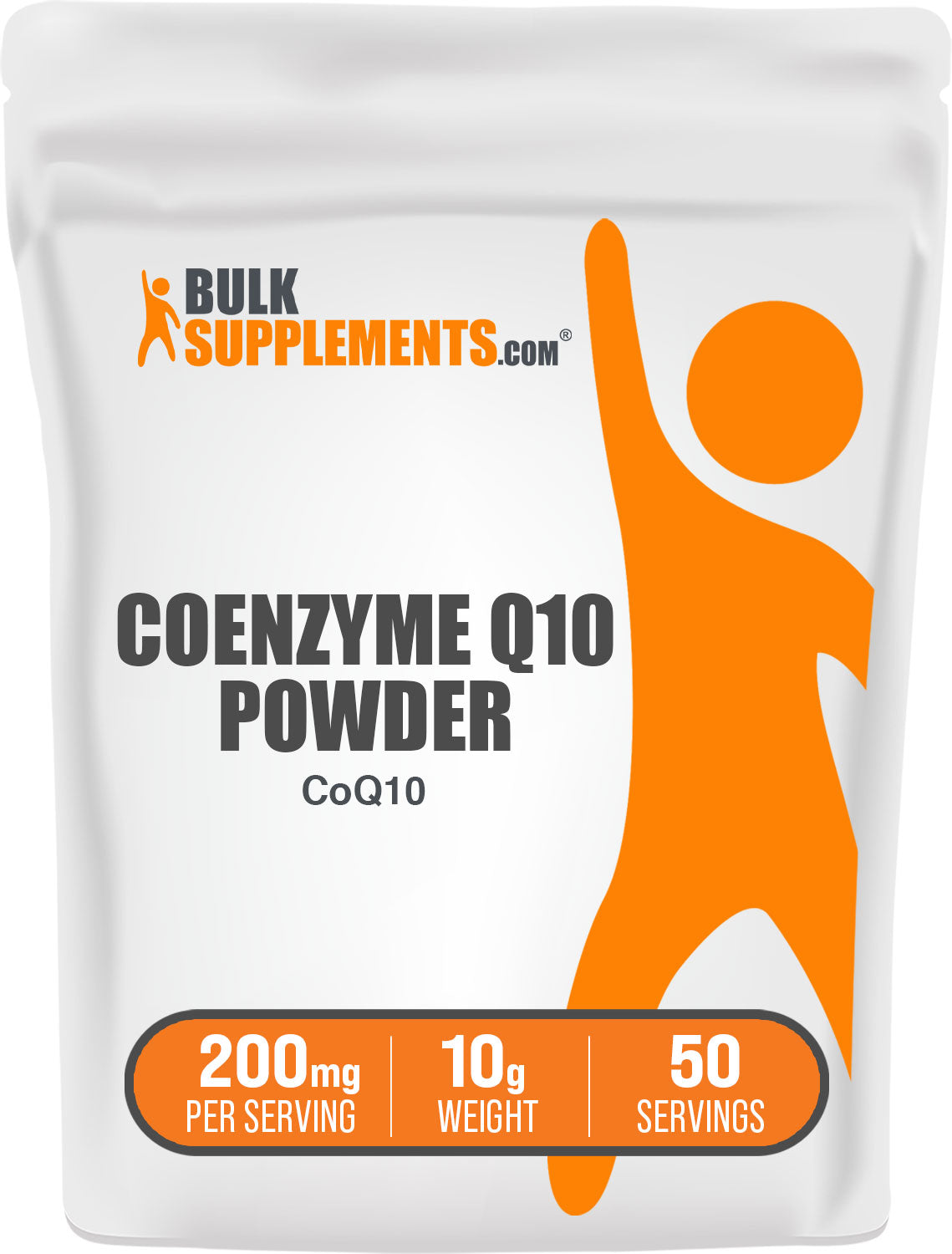 BulkSupplements.com Coenzyme Q10 Powder CoQ10 10g bag