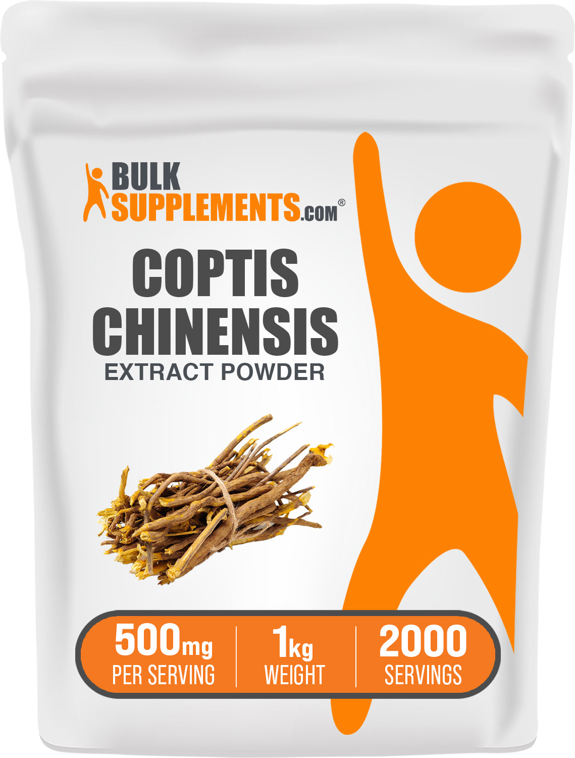 BulkSupplements.com Coptis Chinensis Extract Powder 1kg bag image