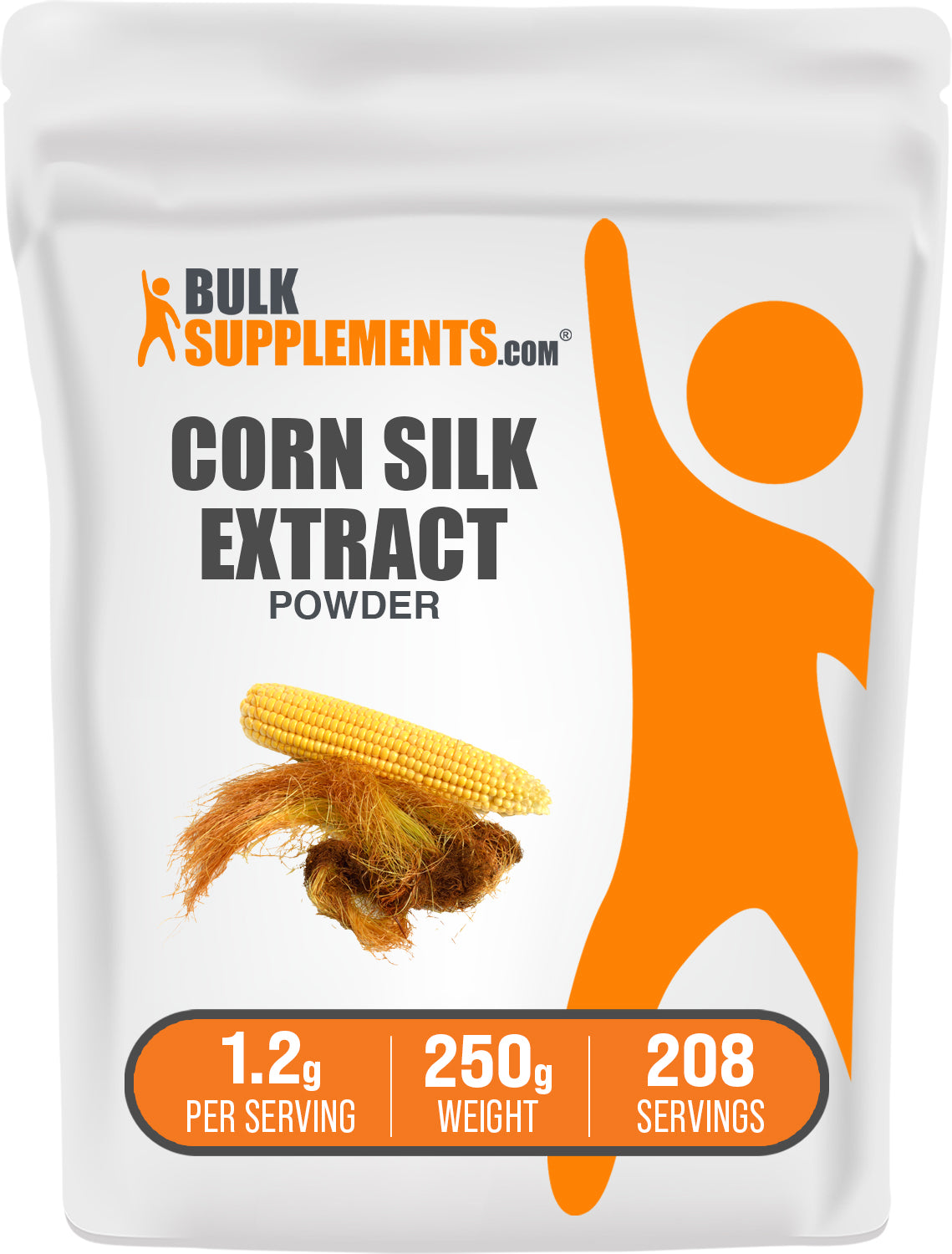 BulkSupplements Corn Silk Extract Powder Bag
