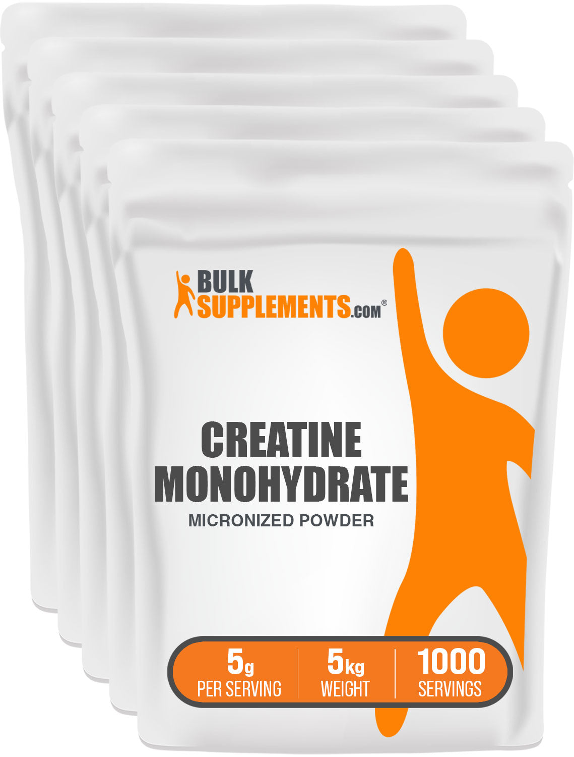 BulkSupplements.com Creatine Monohydrate Powder 5kg bag images