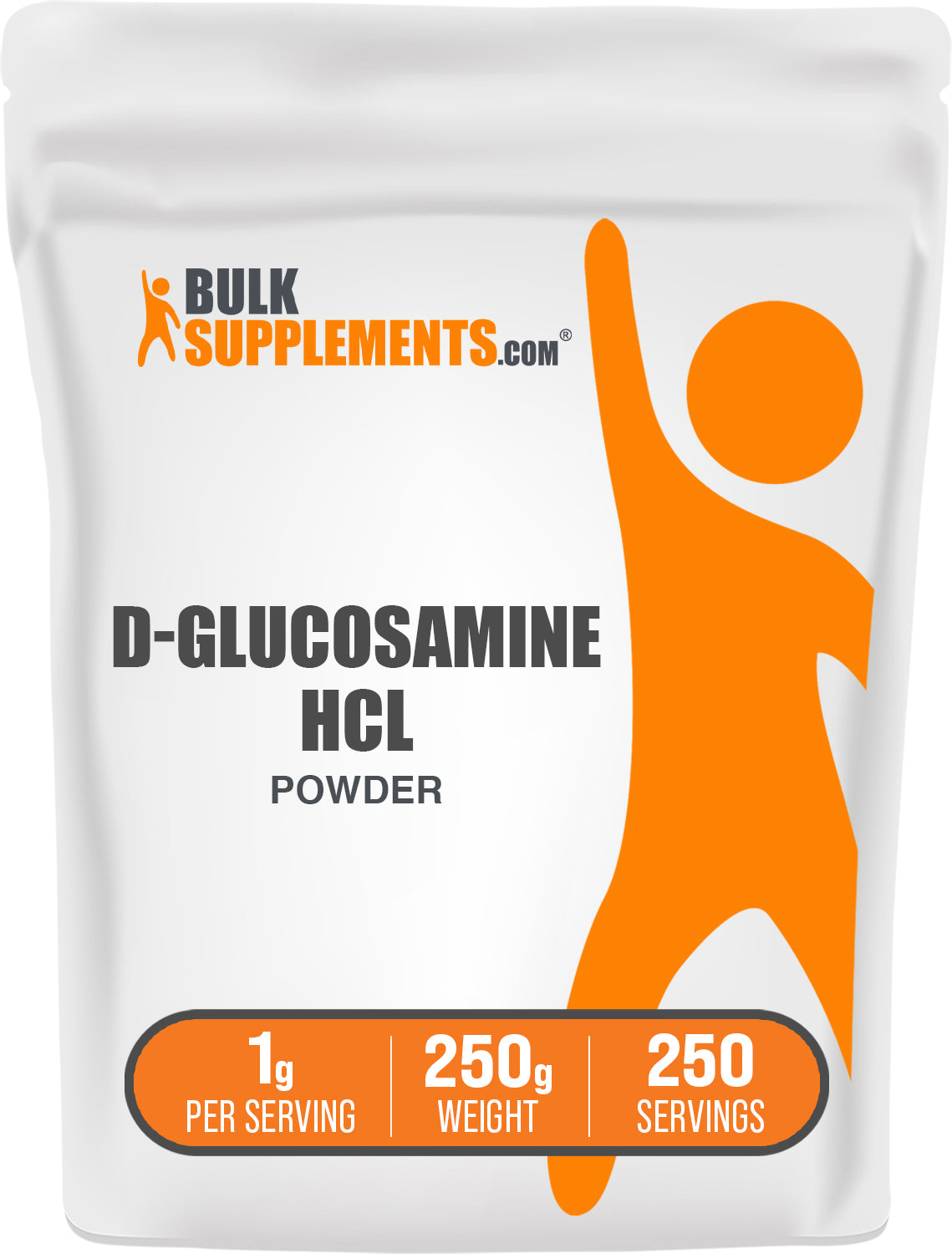 BulkSupplements D-Glucosamine HCl Powder Bag