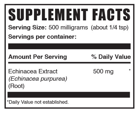 ECHINACEA EXTRACT POWDER MINI LABEL