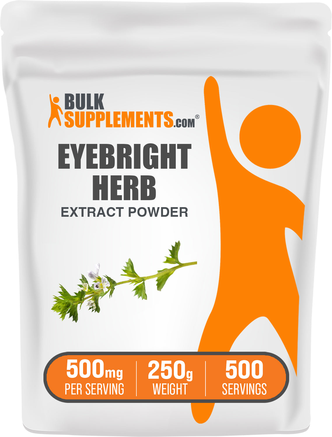 BulkSupplements.com Eyebright Extract Powder 250g bag image