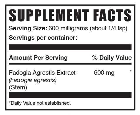 Fadogia extract powder mini label