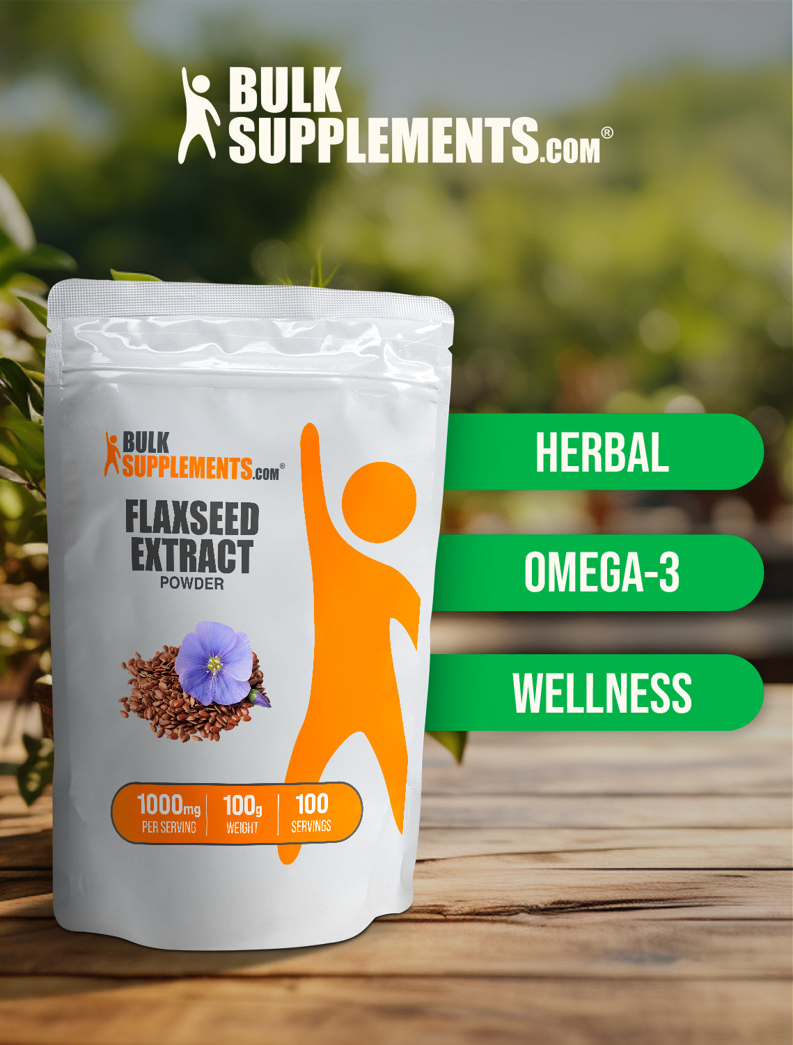 Flaxseed extract powder keyword image 100g