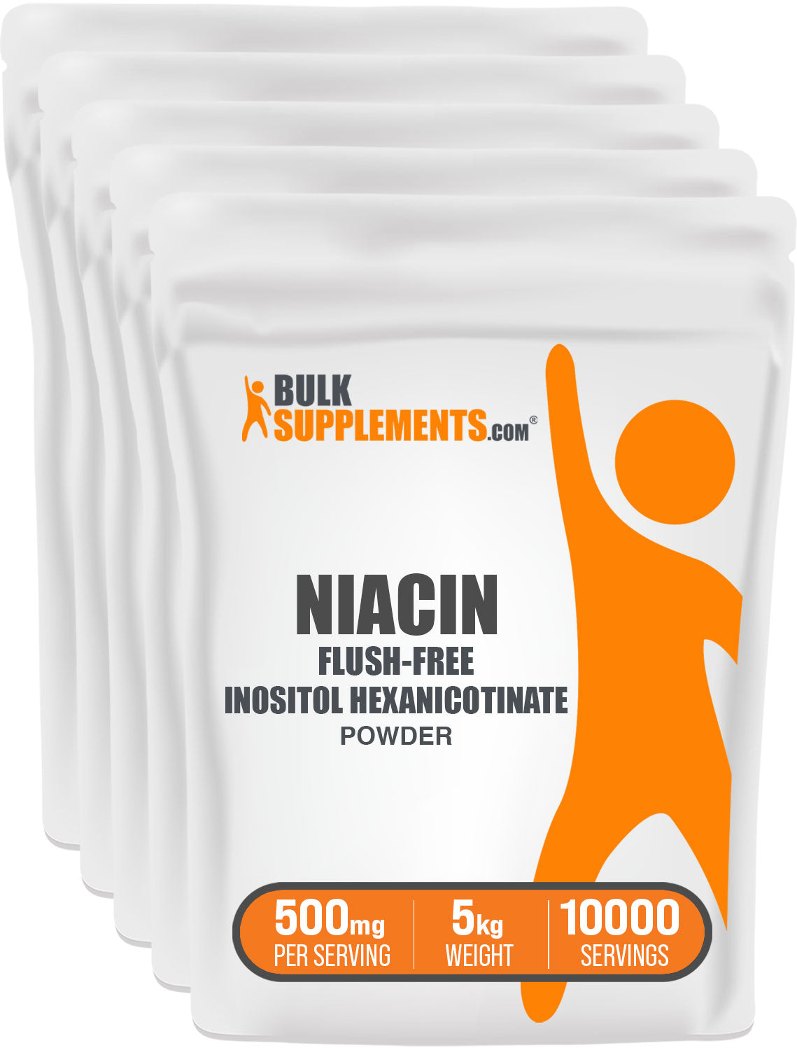 BulkSupplements.com Flush-Free Niacin Powder 5kg bag