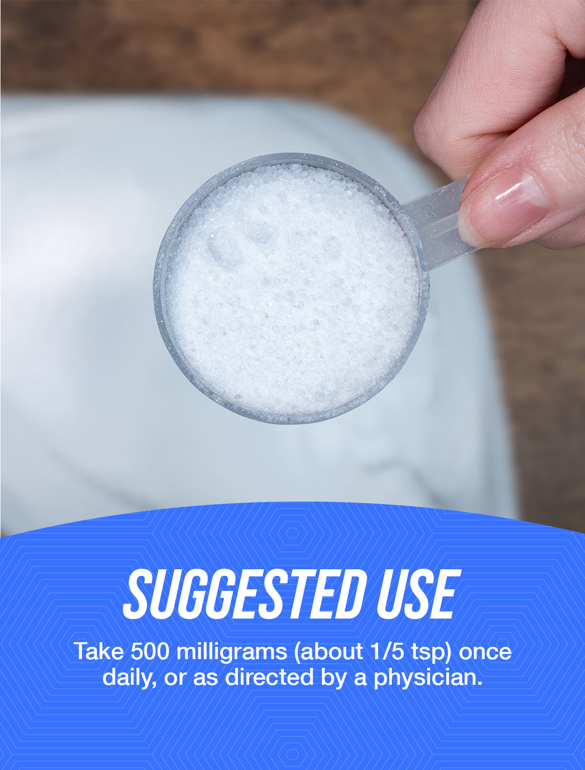 Flush-free Niacin powder suggested use image