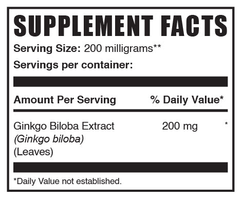 Ginkgo Biloba Extract Powder MINI LABEL