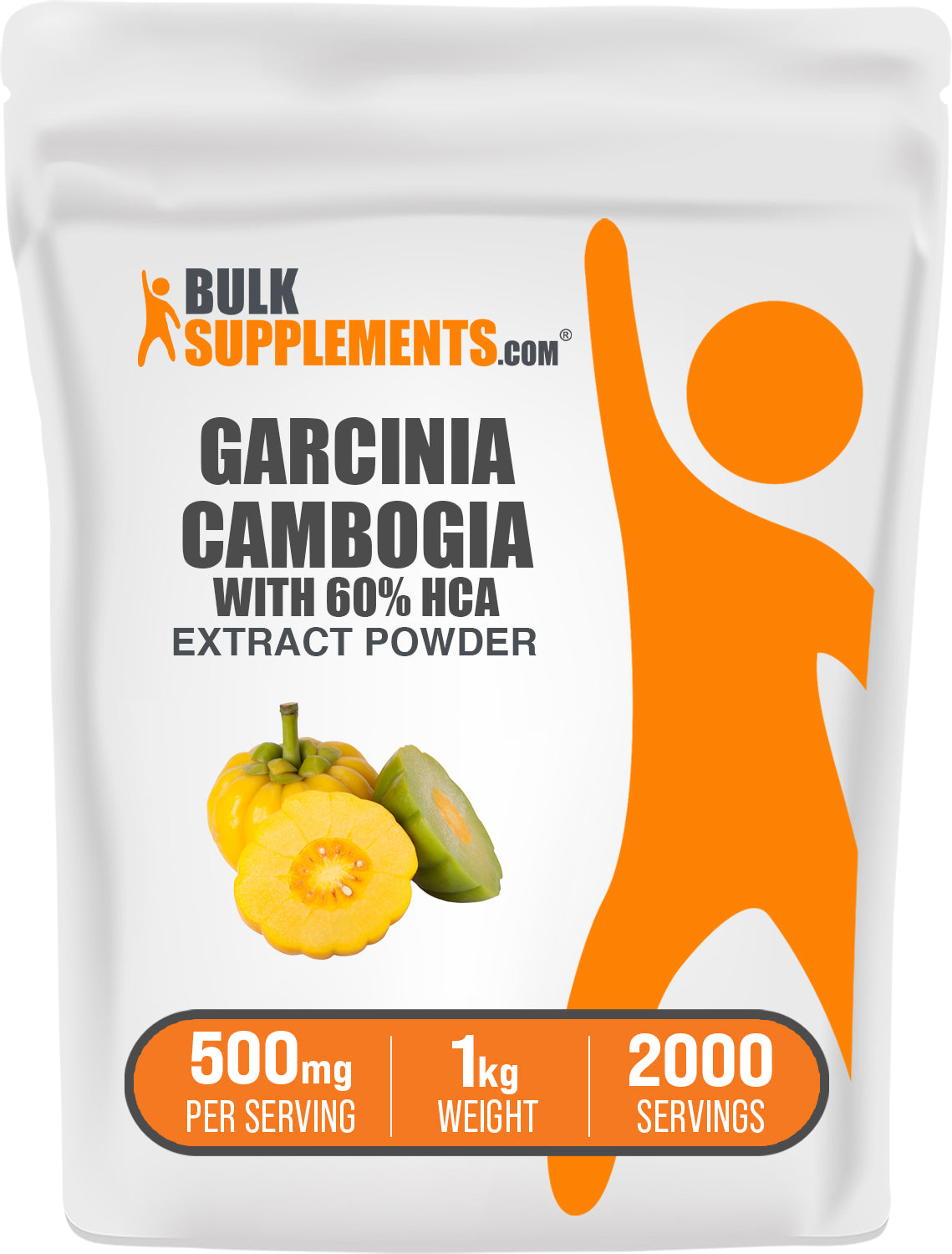 BulkSupplements.com Garcinia Cambogia 60% HCA Powder 1kg bag image