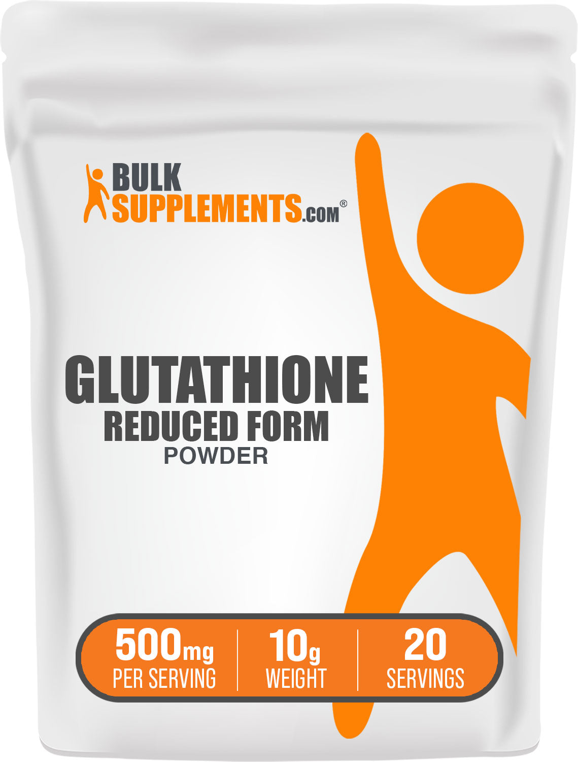 BulkSupplements.com Glutathione Powder (Reduced Form) 10g bag image